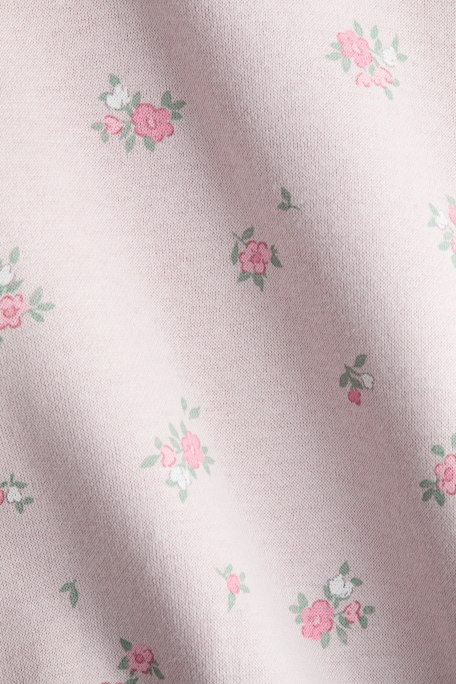 Frill-detail sweatshirt - Light purple/Floral - 2