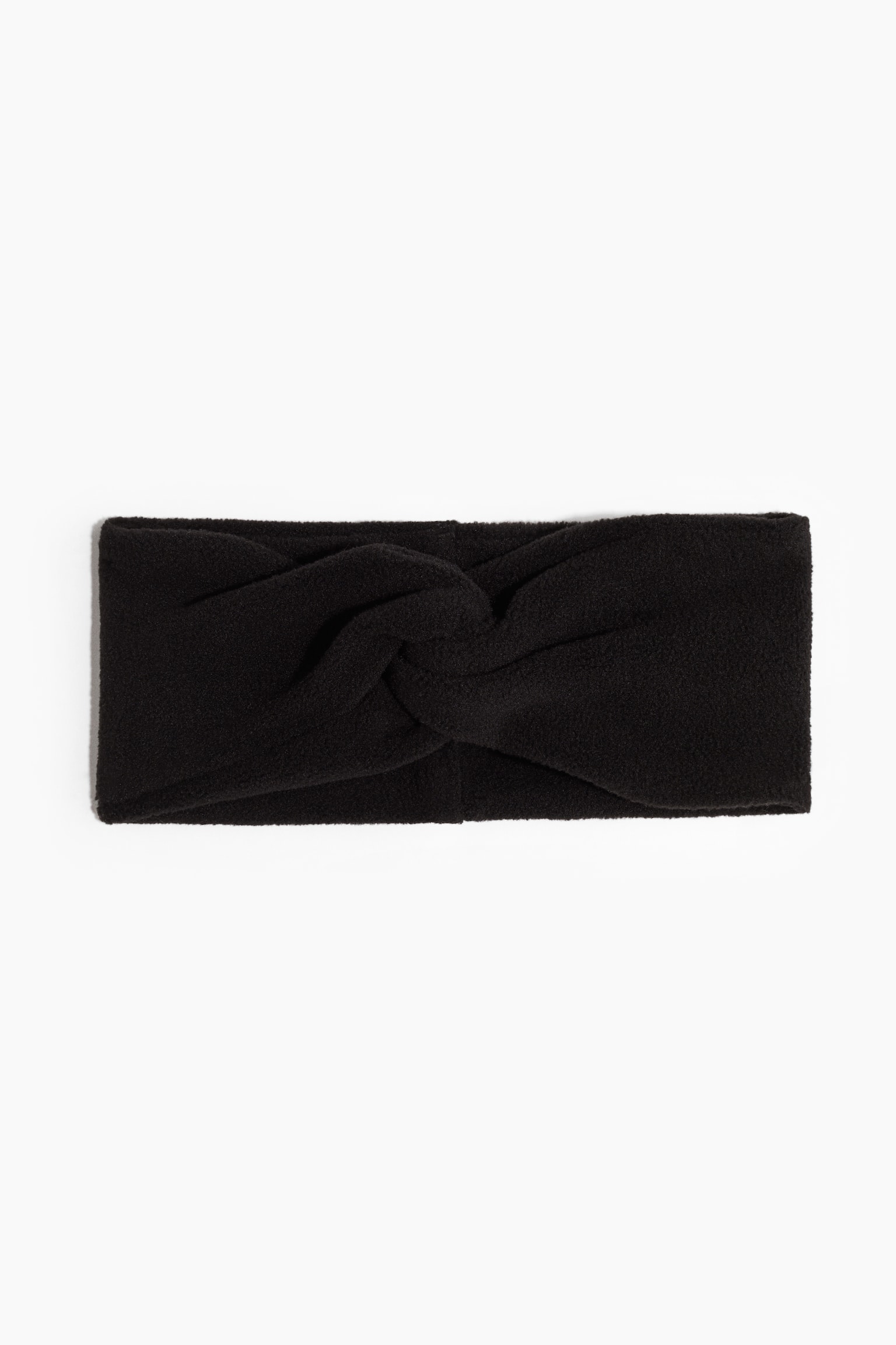 Детские аксессуары для волос H&M Move Fleece Sports Headband, цвет: Чёрный — фото 1