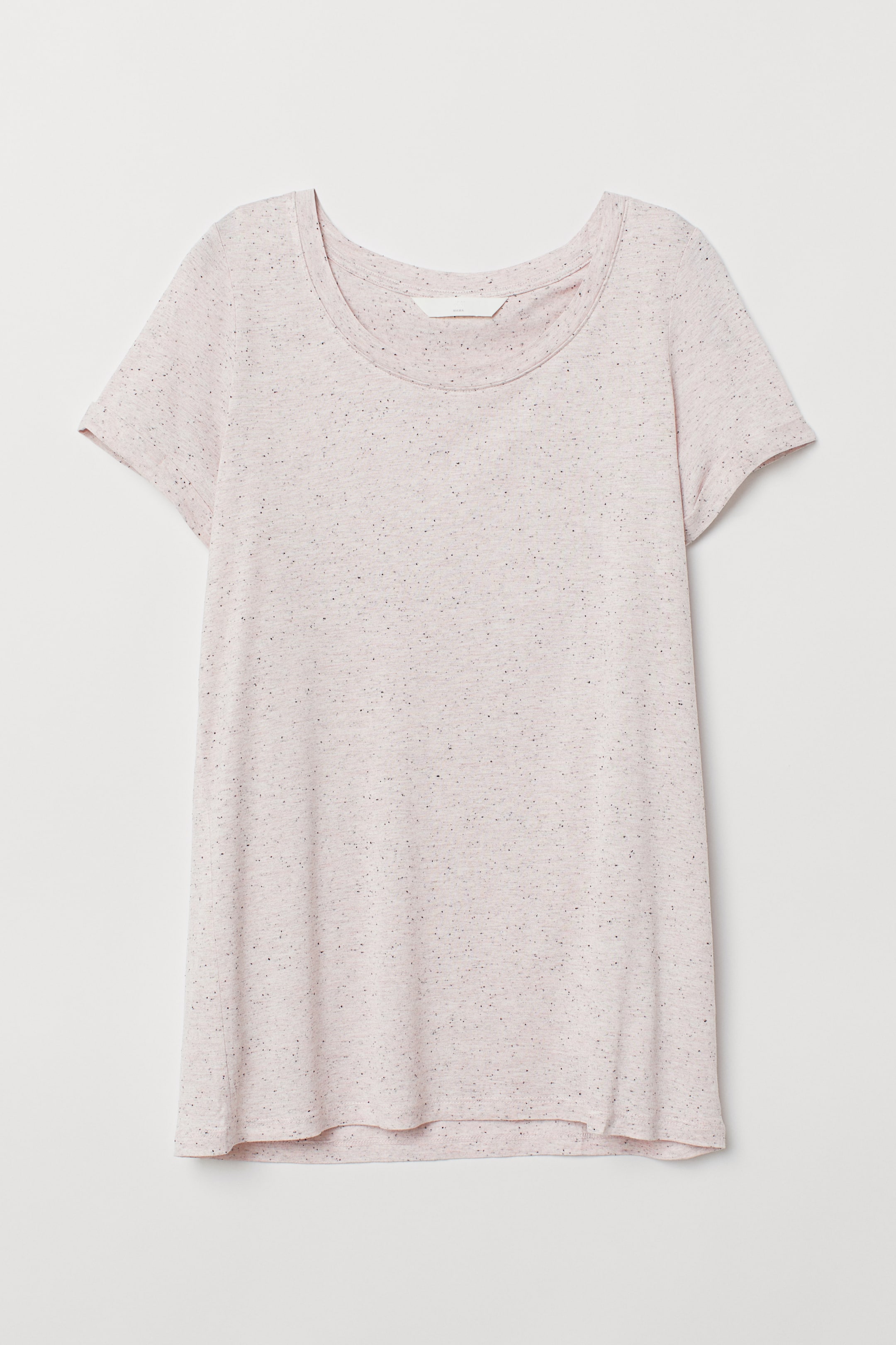 Zobrazit větší obrázek: MAMA Tričko na kojení - Světle růžová/nopková - ŽENY | H&M CZ 1