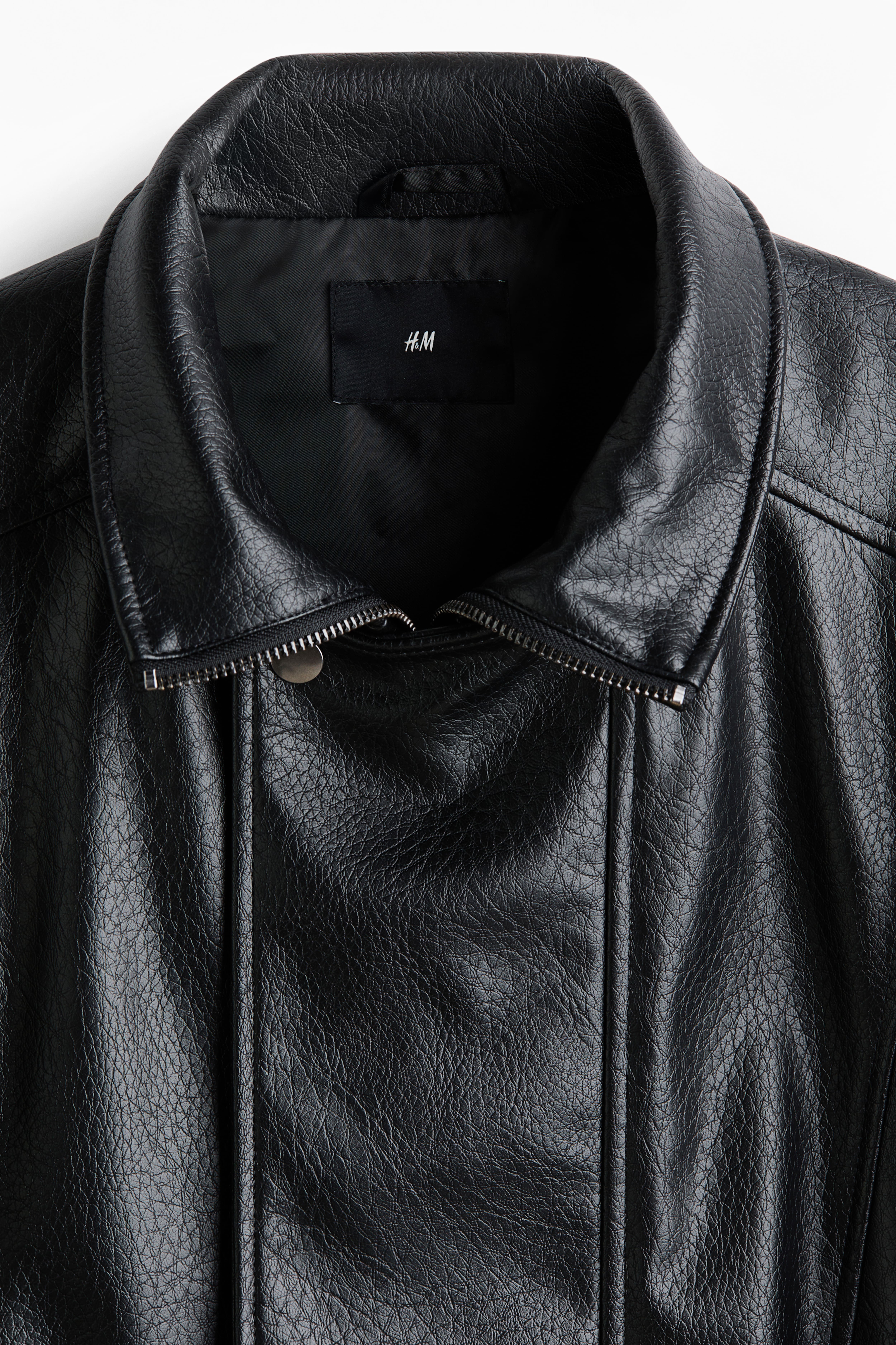 Coated Biker Jacket