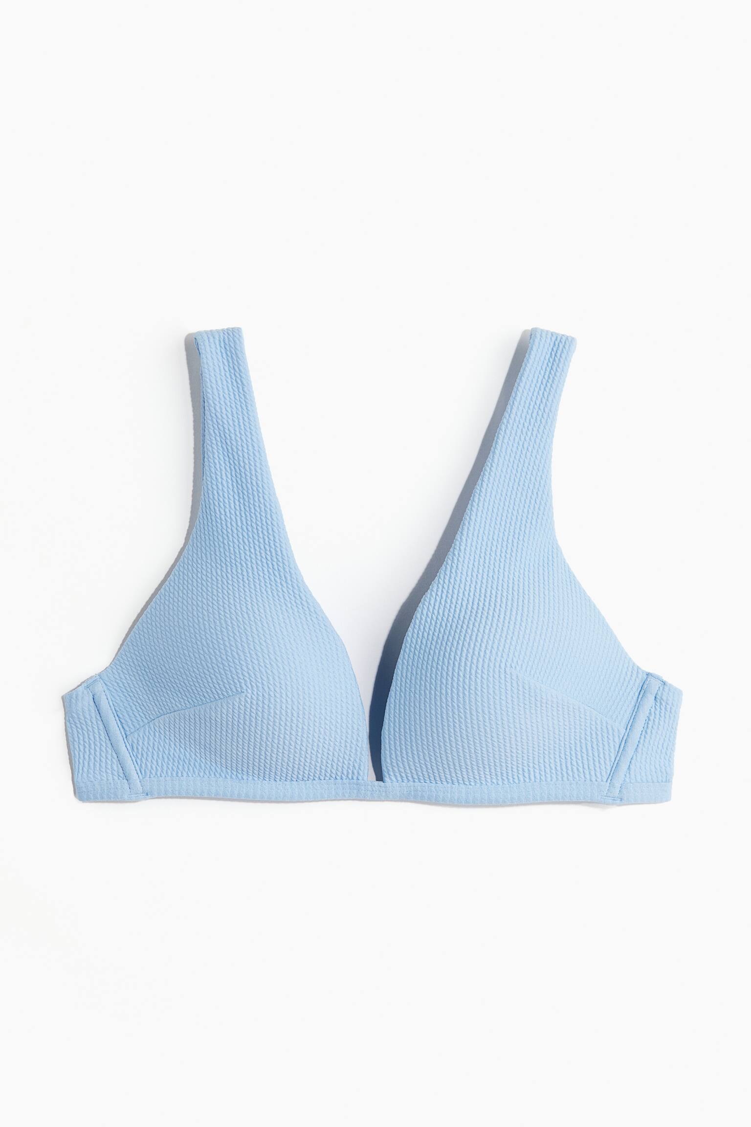 Push-up bikini top - Light blue - 2