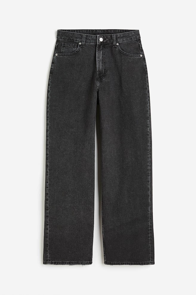 90s Baggy High Jeans - Black/Light grey/Pale denim blue/Light denim blue/dc/dc - 2