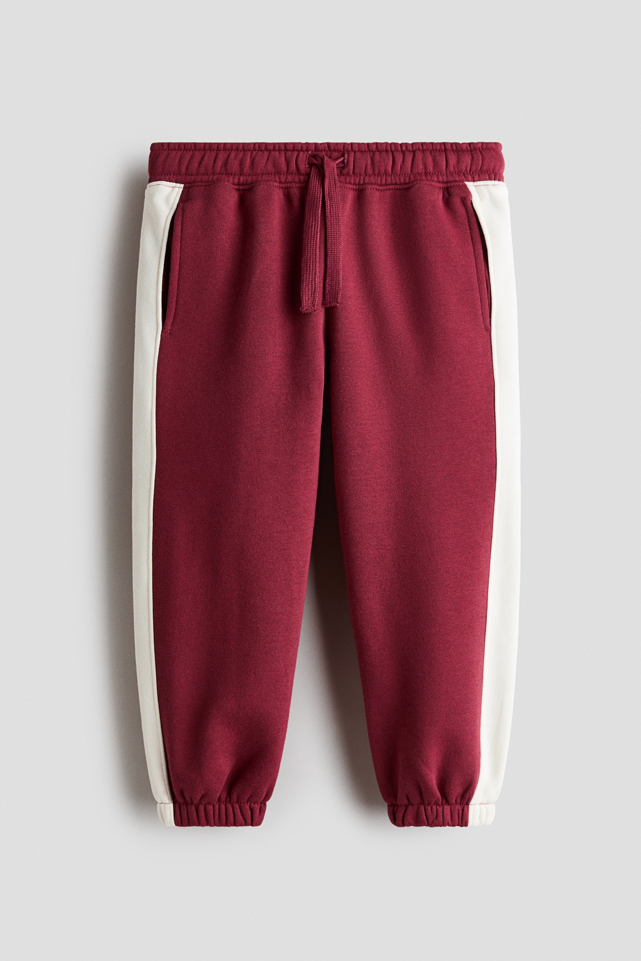 View larger image: Brushed-inside joggers - Dark red - Kids | H&M 1