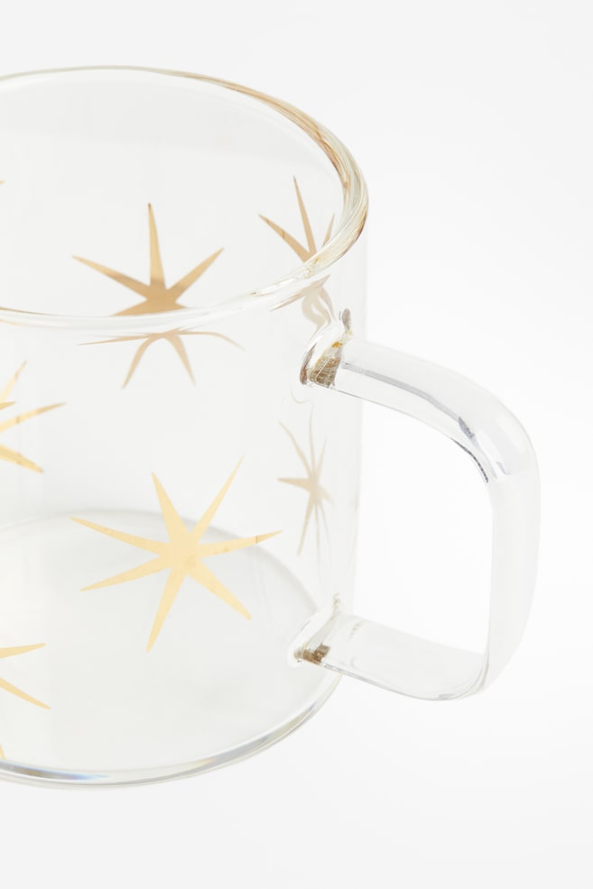 Small glass mug - Transparent/Stars - 2