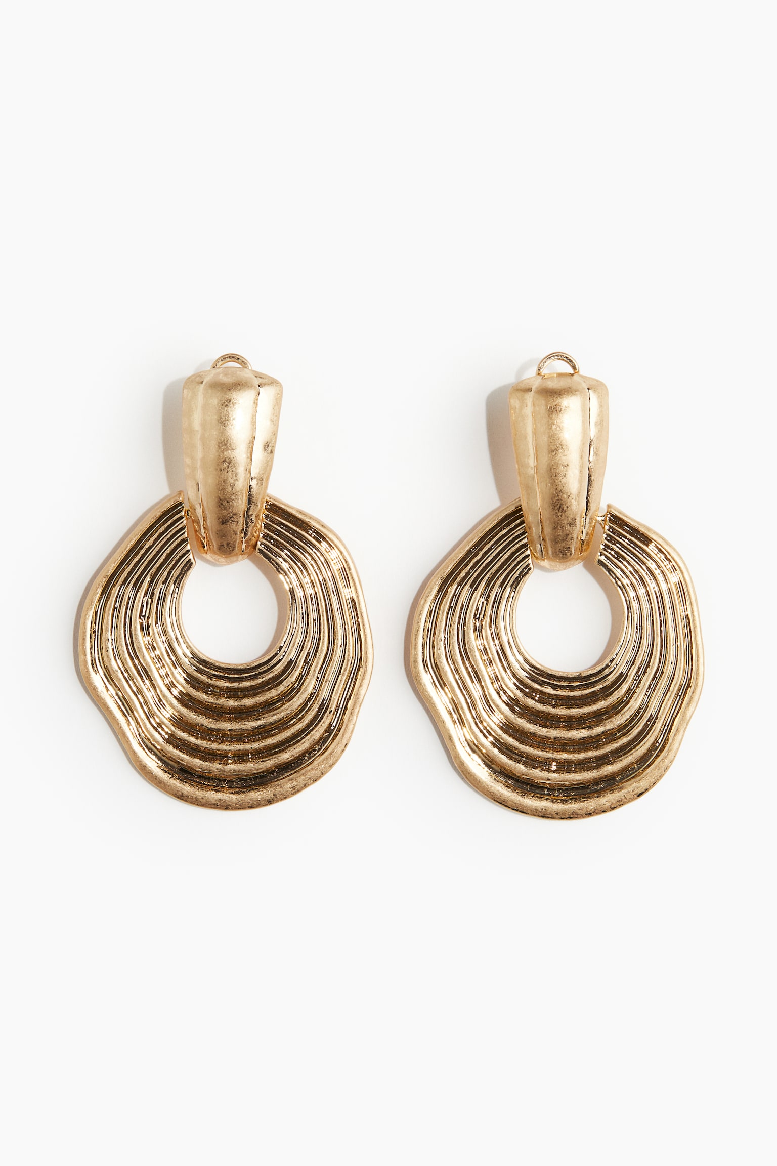 Pendant Earrings - Gold colour - 3