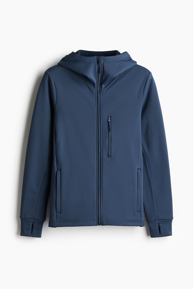 Regular Fit Mid layer jacket - Navy blue/Beige - 1