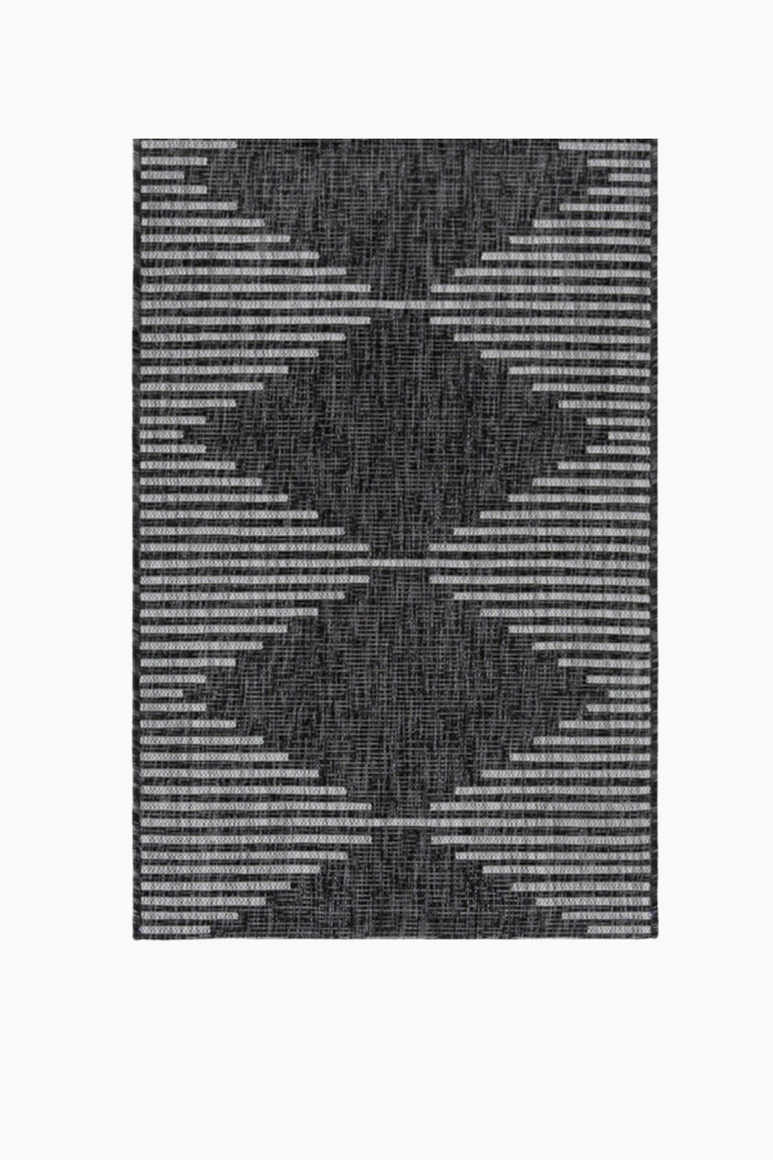 Dolly In- /outdoor Area Rug - Black, Grey - 1