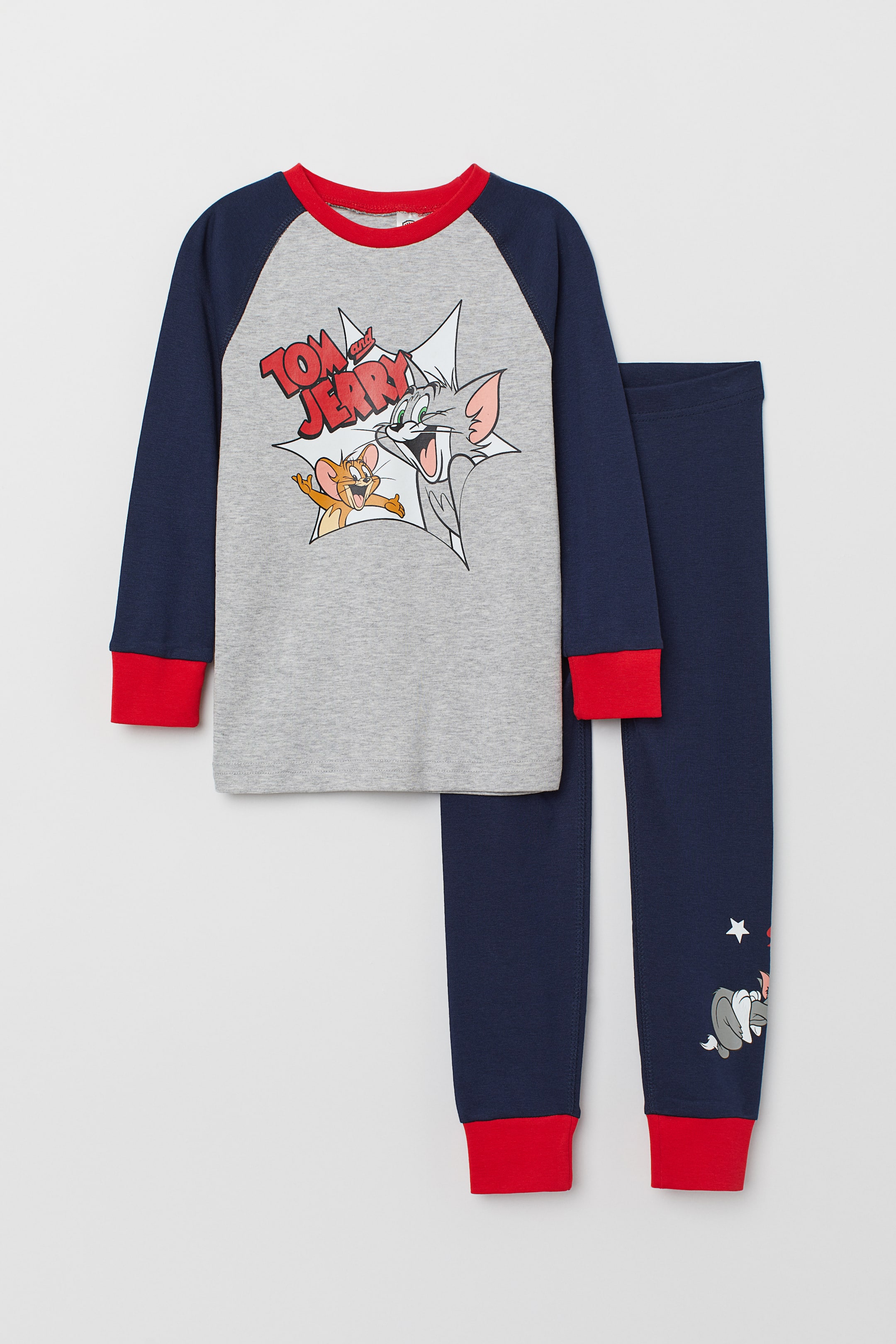 View larger image: Jersey pyjamas - Dark blue/Tom and Jerry - Kids | H&M 1