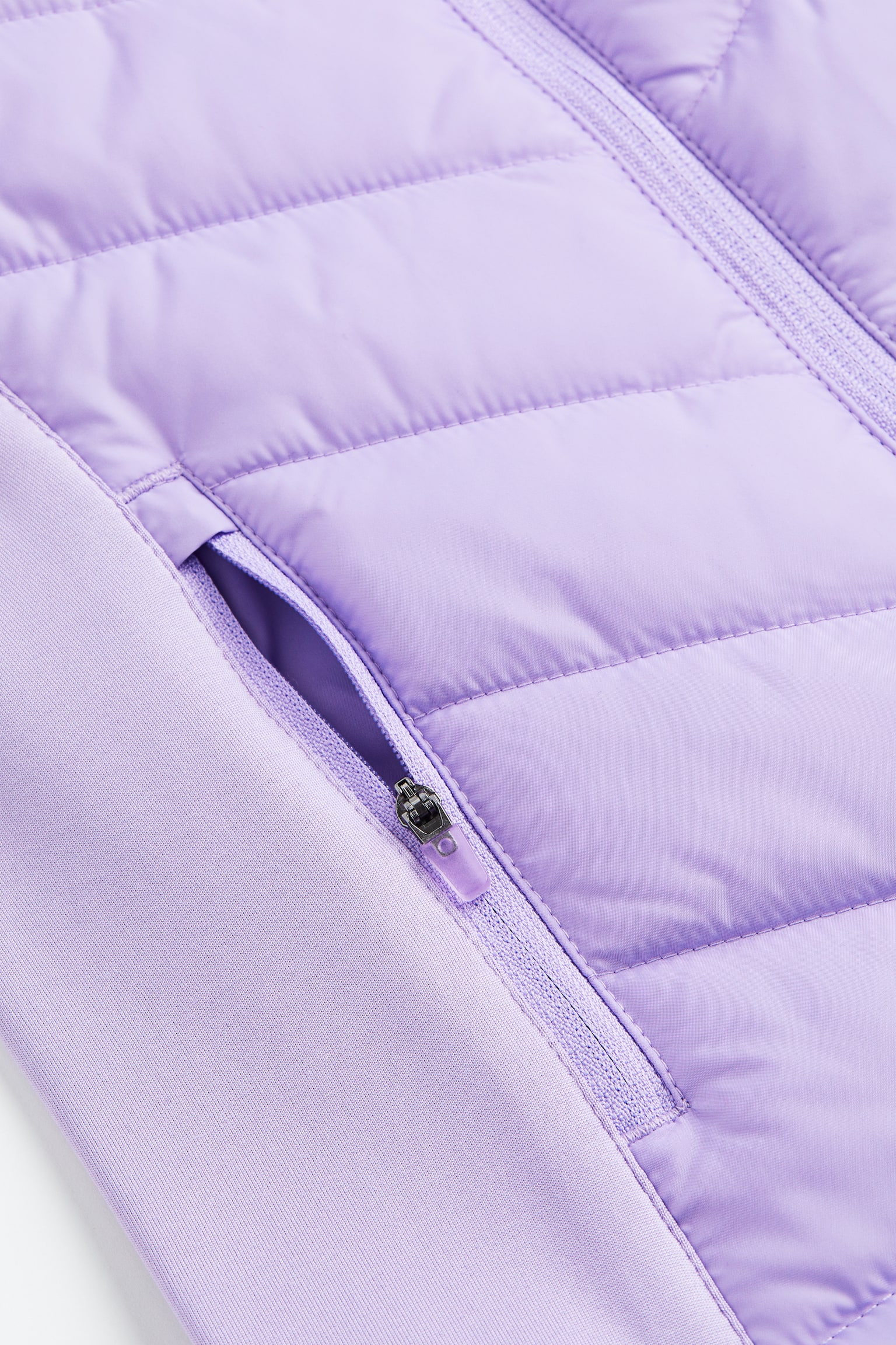 Hooded Activewear Jacket - Light purple/Black - 3