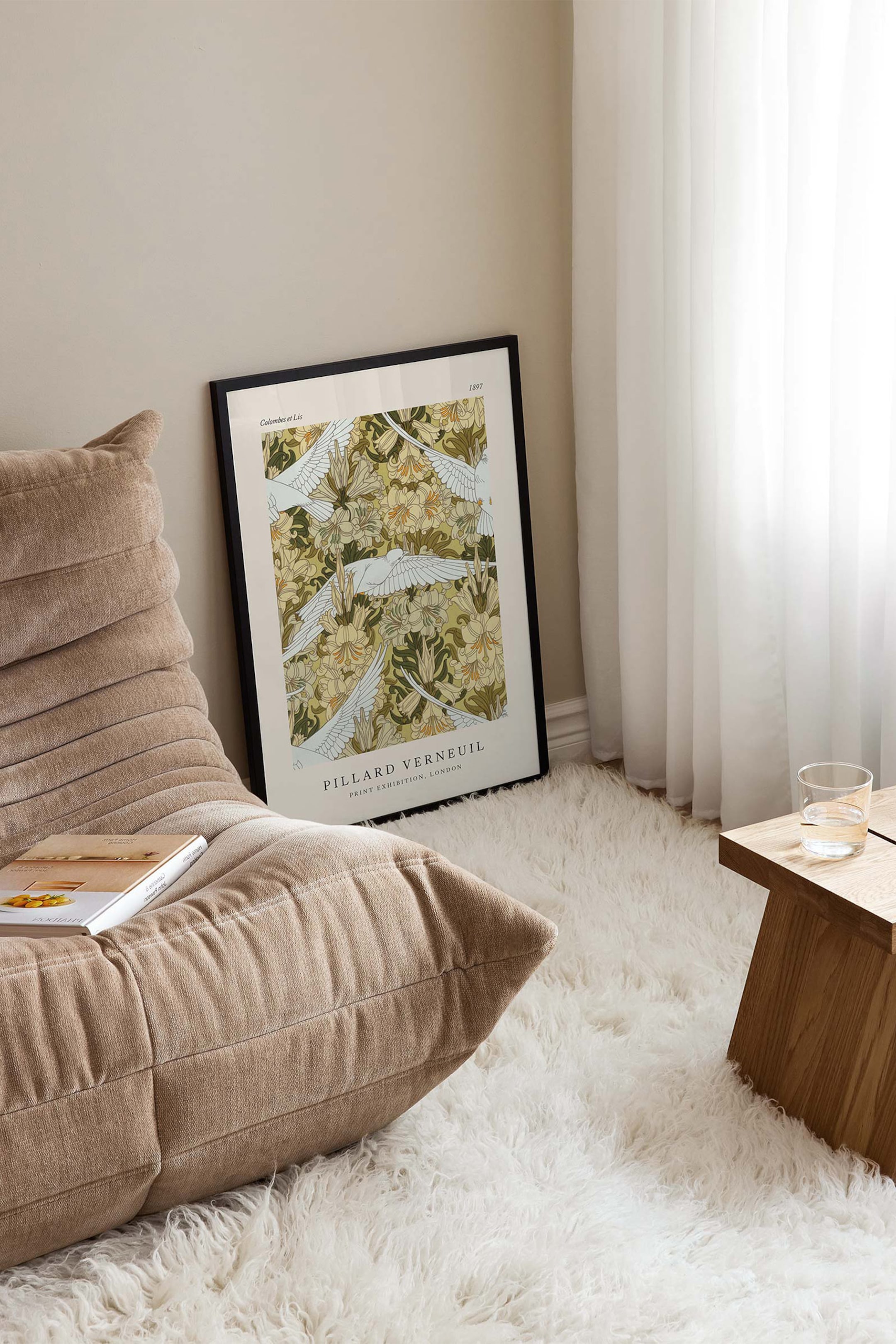 Näytä suurempi kuva: Colombes Et Lis Juliste - Beige/keltainen - Postery - Home All | H&M FI 1