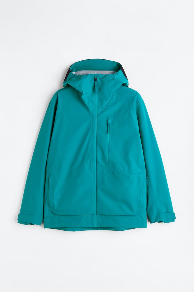 StormMove™ 3-layer shell jacket - Turquoise/Black/Light grey/Block-coloured - 1