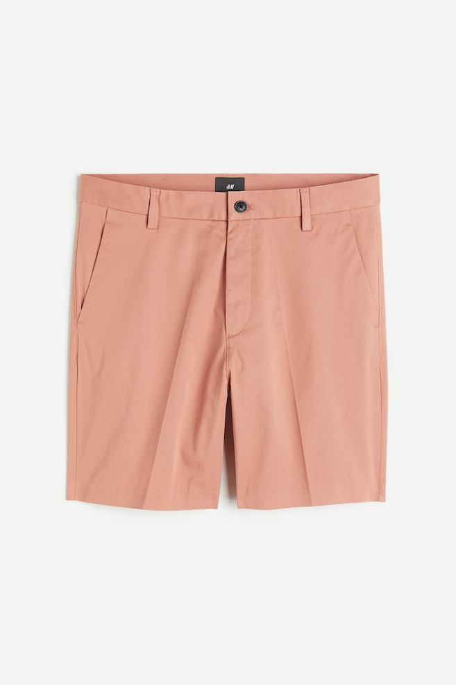 Regular Fit Chino shorts - Salmon pink/Navy blue/Black - 2