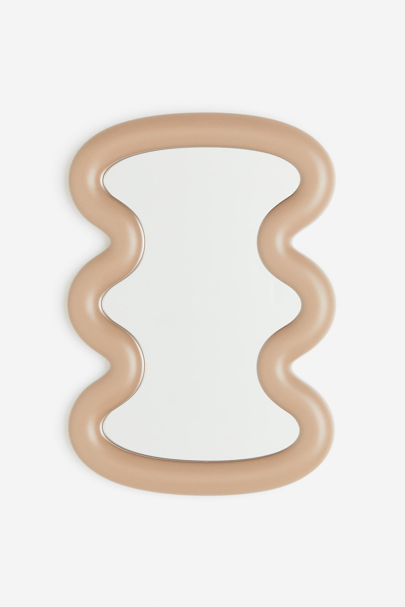 Wavy mirror - Beige/Black - 1