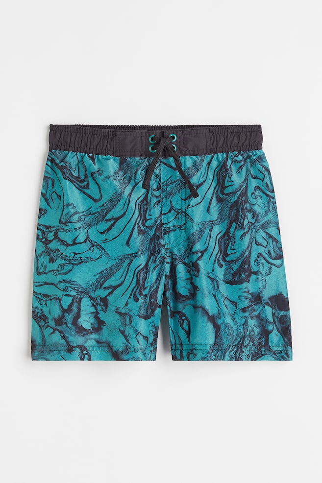 Swim shorts - Turquoise/Marble-patterned/Green/Tie-dye/Orange/Ombre/Turquoise/Graffiti/dc/dc - 1
