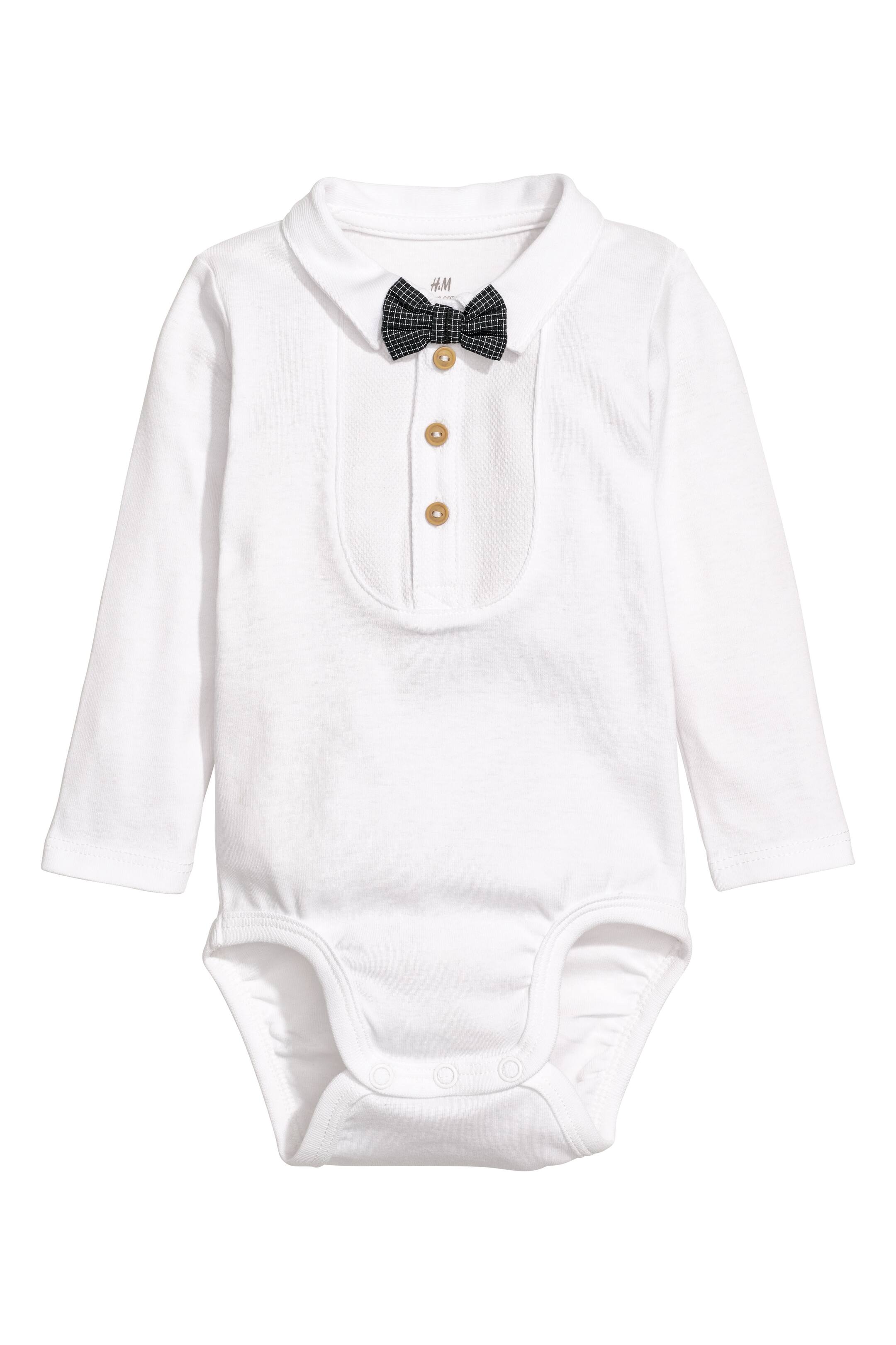 Größeres Bild ansehen: Body und Hose aus Baumwolle - Dunkelblau - Kids | H&M DE 2