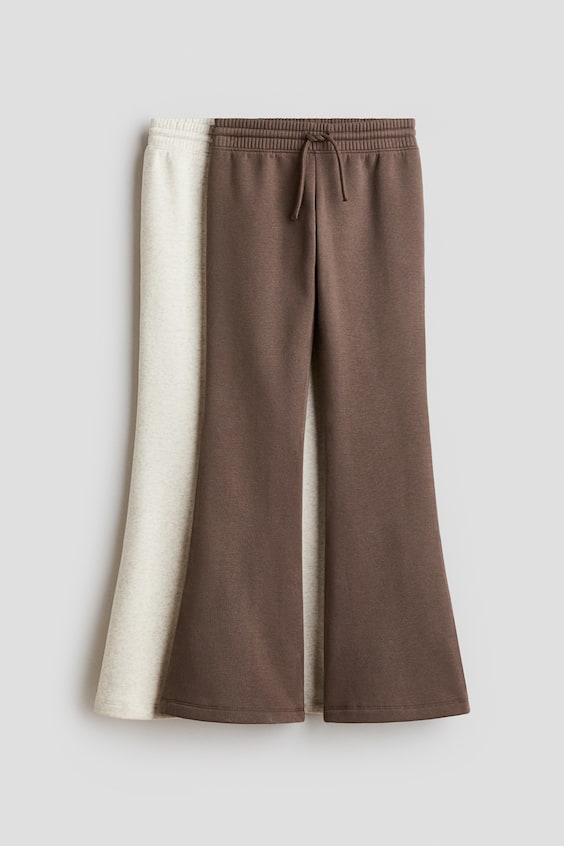 Детские брюки H&M Flared Brushed-Inside Joggers