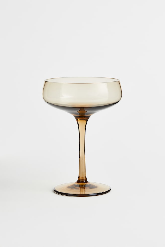 Champagneglas - Ravfarvet - 1