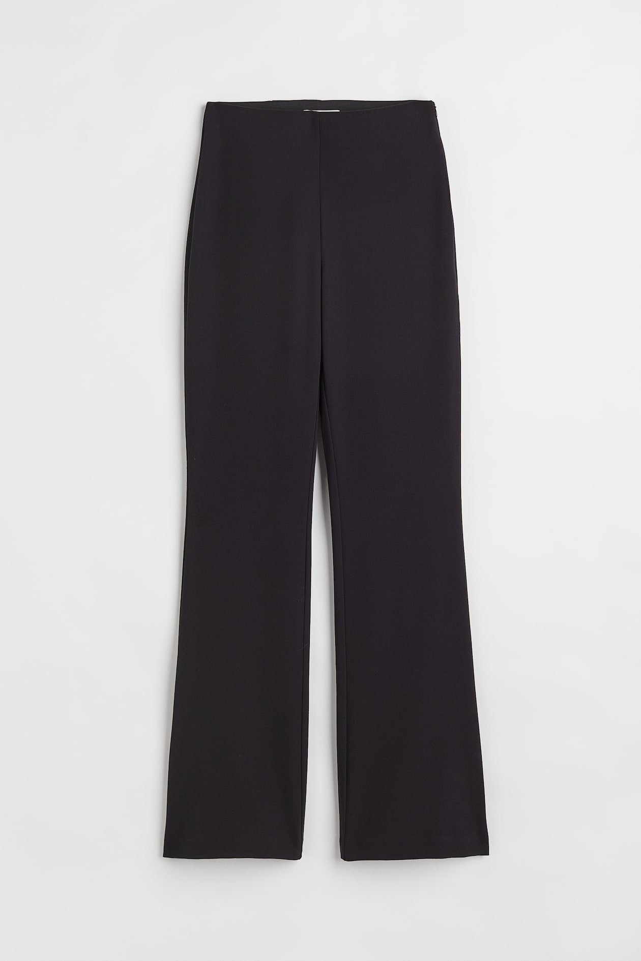 Flared Pants - High waist - Long - Black - Ladies | H&M US