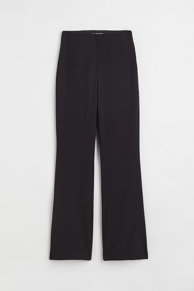 Flared trousers - Black - 1
