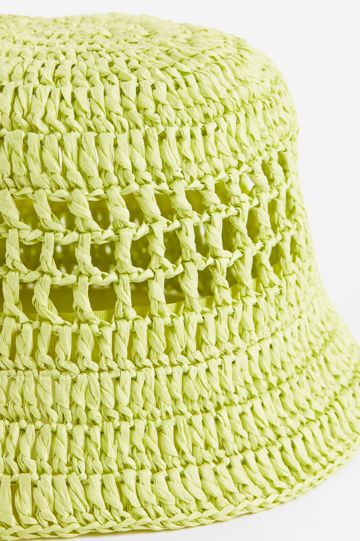 Crochet look Straw Hat Yellow Ladies H M GB crochet-look-straw-hat-yellow-ladies-h-m-gb