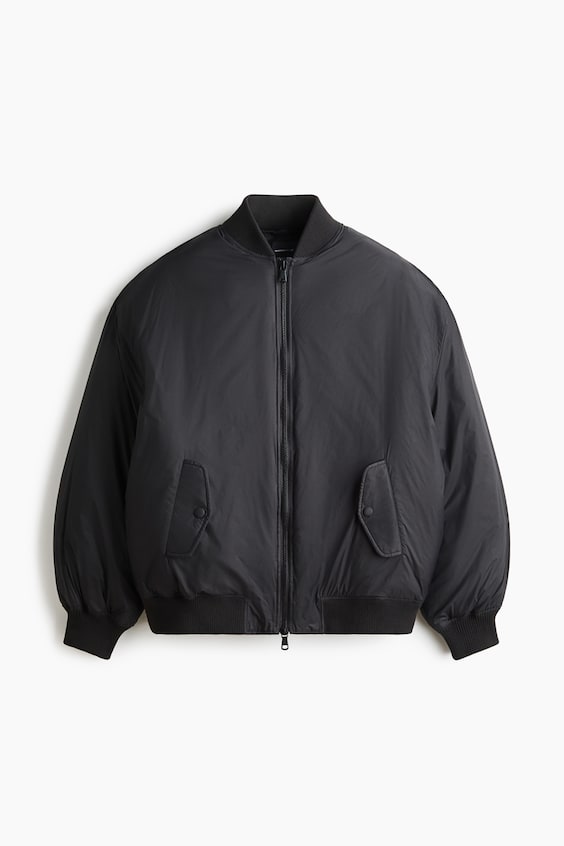 Женские куртки H&M Oversized Down Bomber Jacket