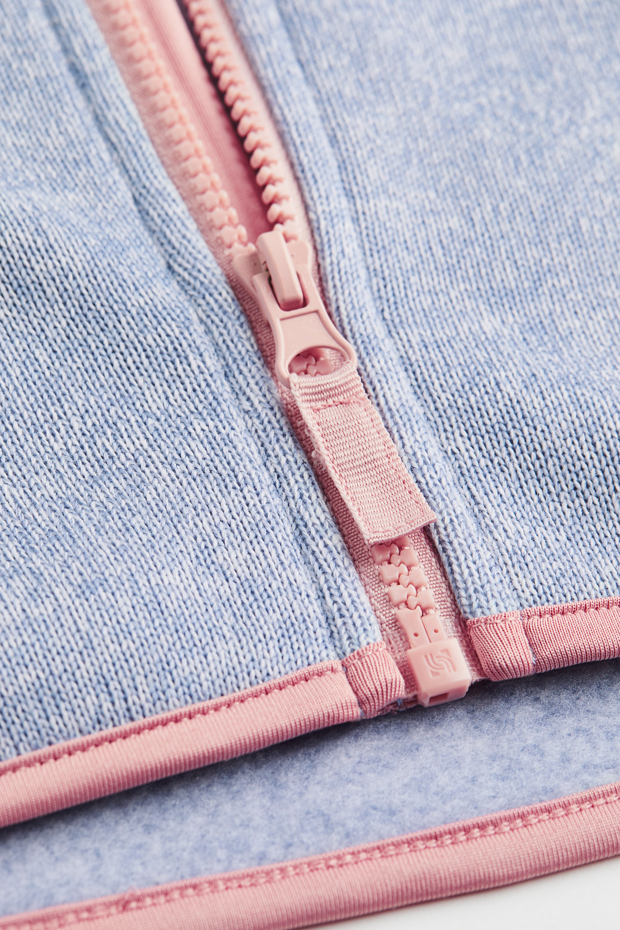 View larger image: Hooded fleece jacket - Light blue marl - Kids | H&M IN 2