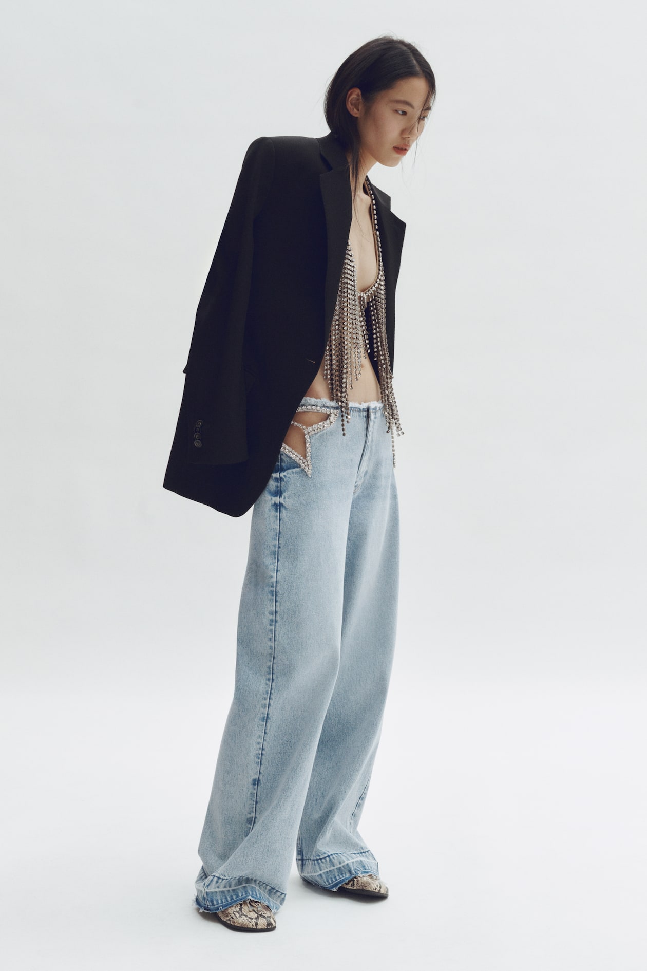 Crystal-Star Straight-Leg Jeans - image 2