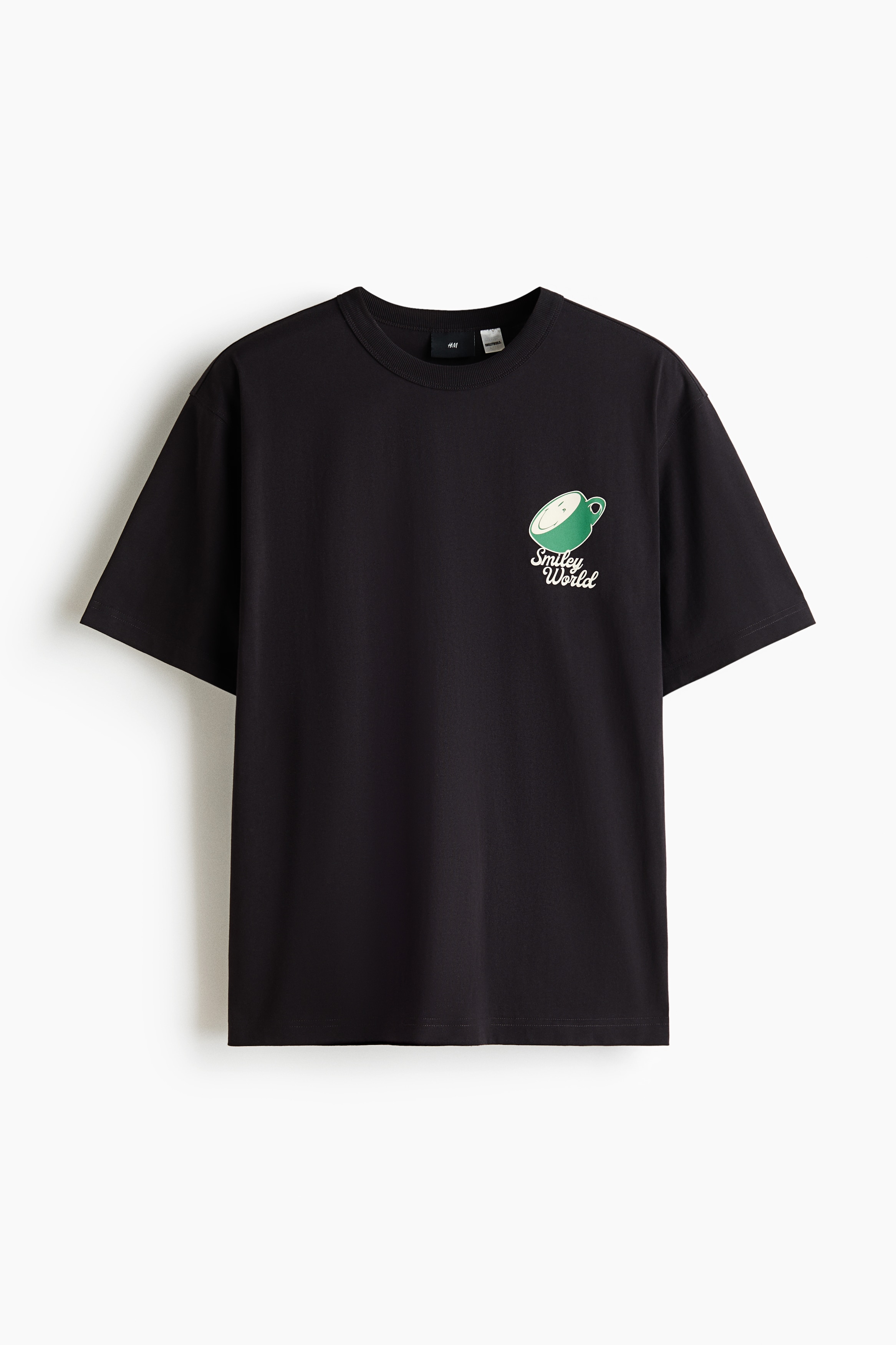 ルーズフィット プリントコットンTシャツ - Dark brown/SmileyWorld®/White/SmileyWorld®/Green/SmileyWorld®/Light pink/SmileyWorld®