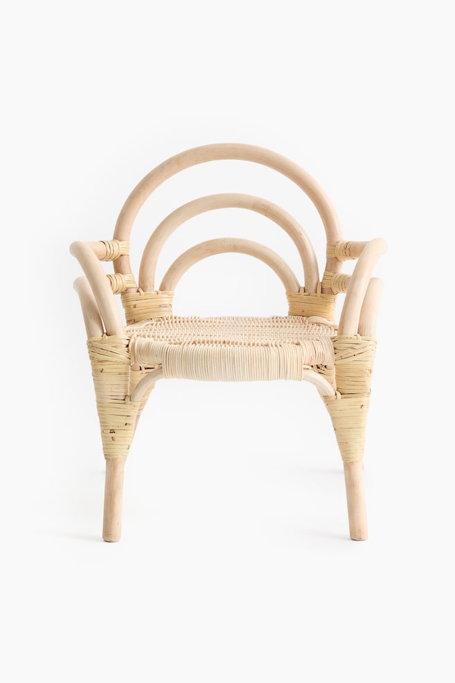 Children's rattan lounge chair - Beige - 1