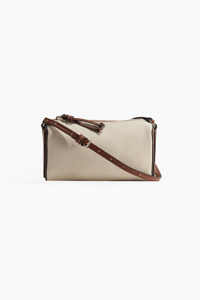 Small shoulder bag - Light beige/Brown - 1