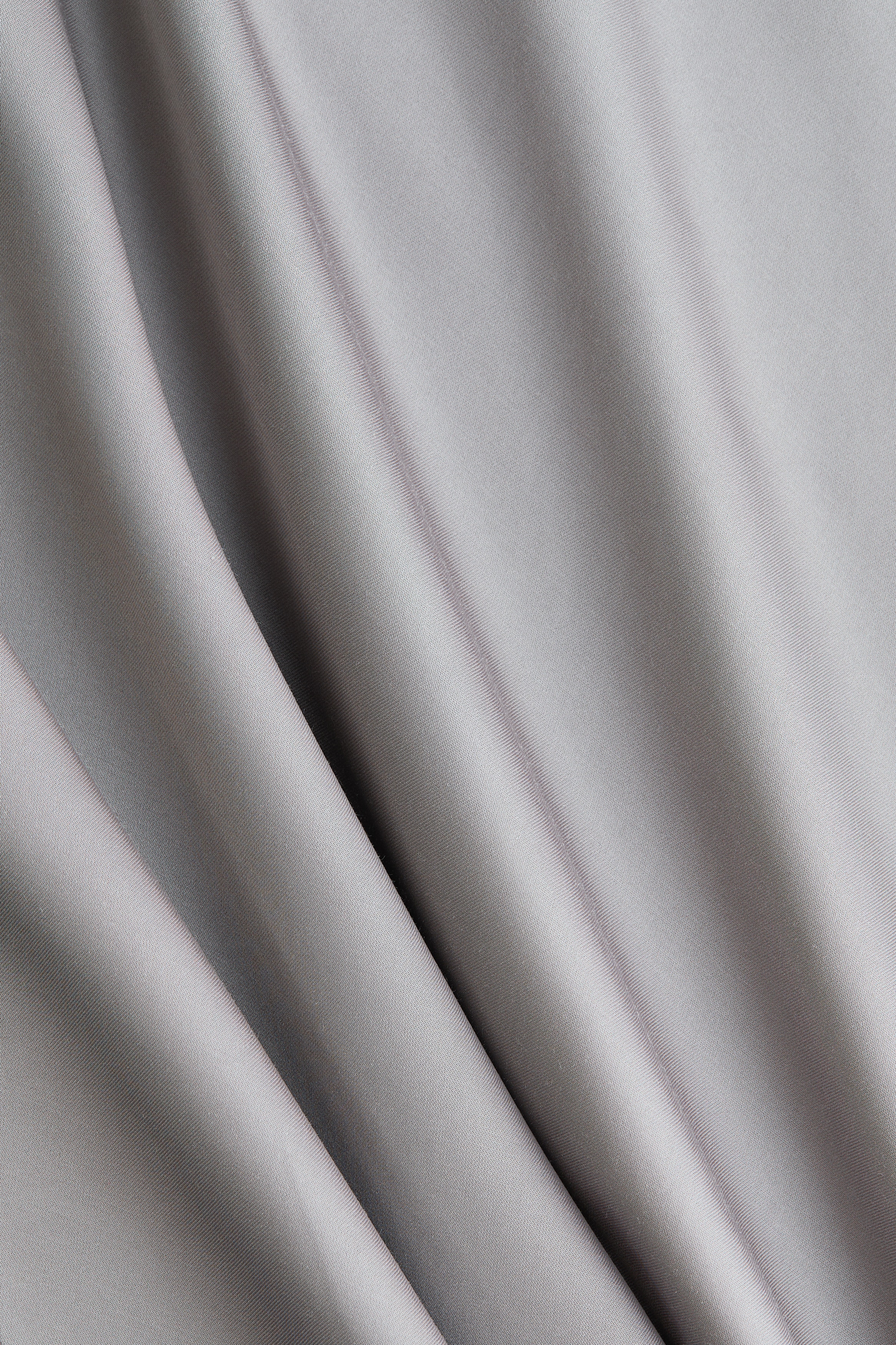 V-neck satin dress