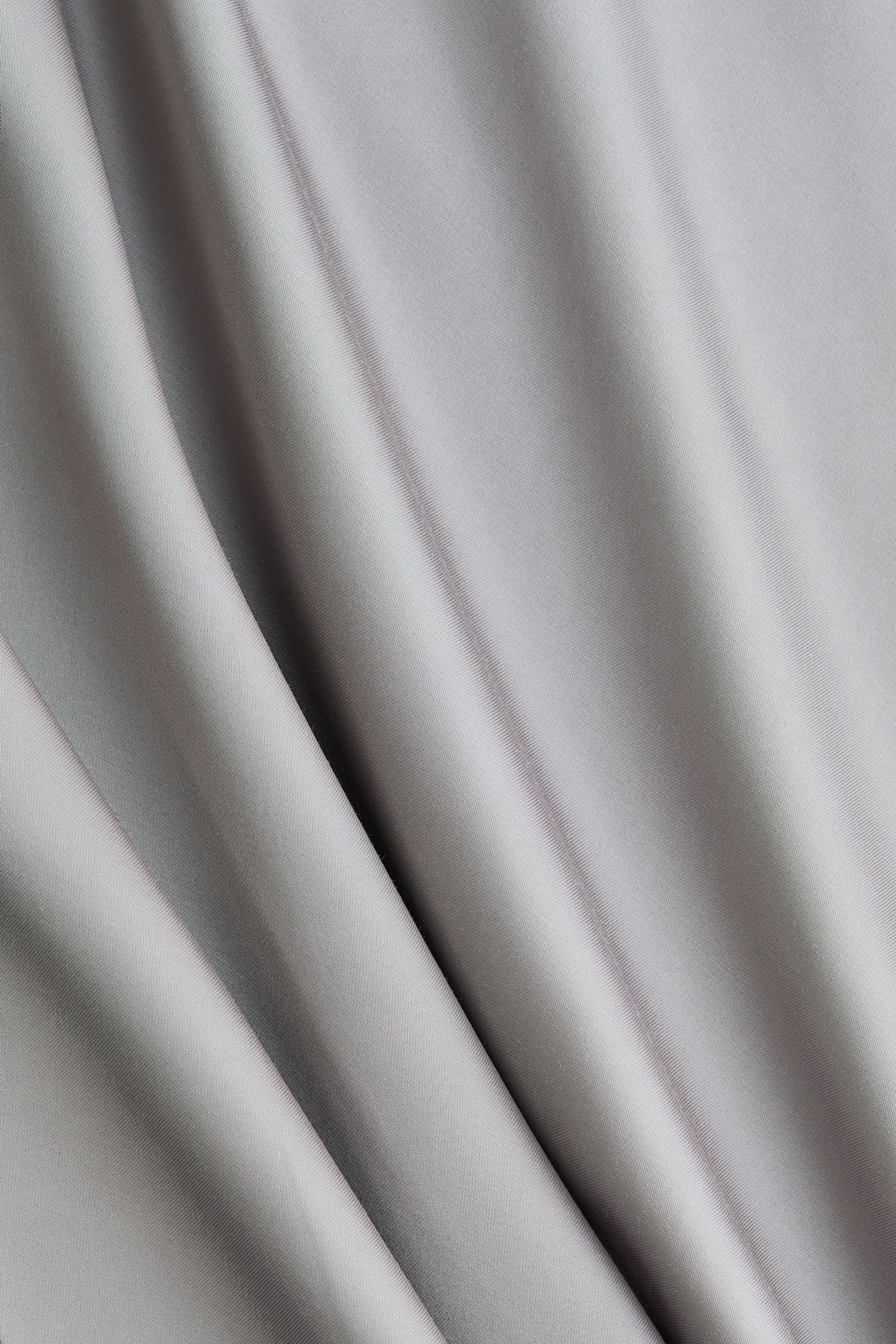 V-neck satin dress - Grey/Beige - 6