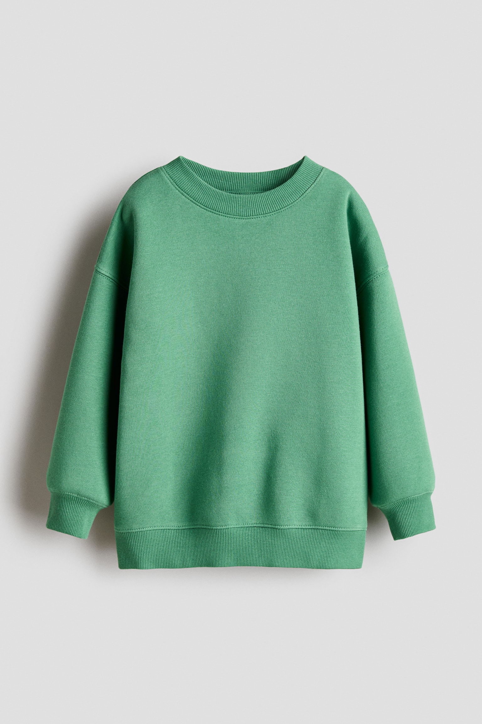 Oversized brushed-inside sweatshirt - Green/Dark green/White/Dusty blue/Bright blue/Black/Dark blue/White striped/Light turquoise/Navy blue/Dark red/Dark green/Light grey marl/Beige marl