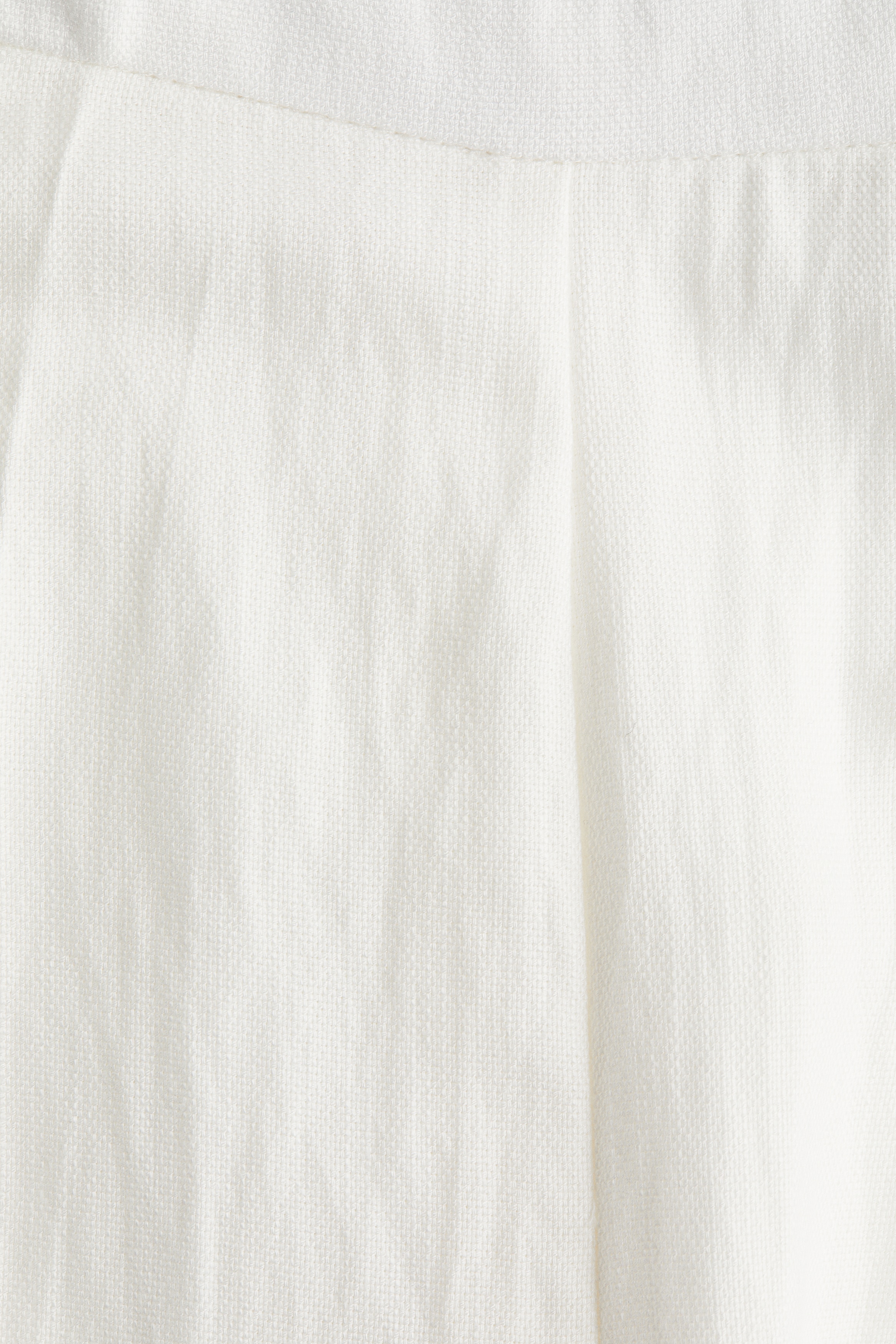 Wide twill trousers