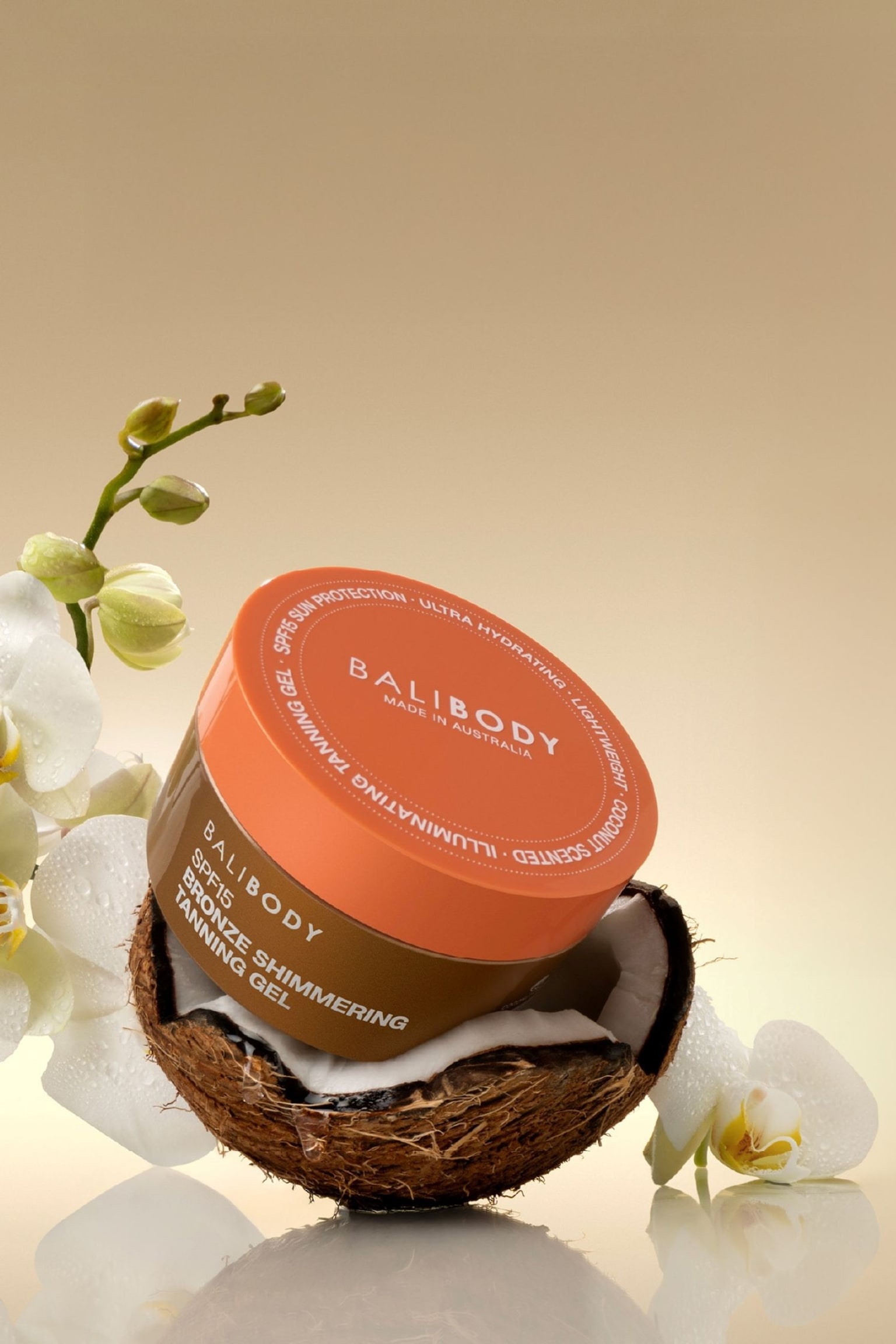 Shimmering Tanning Gel Spf15 - Tropical Coconut - 2