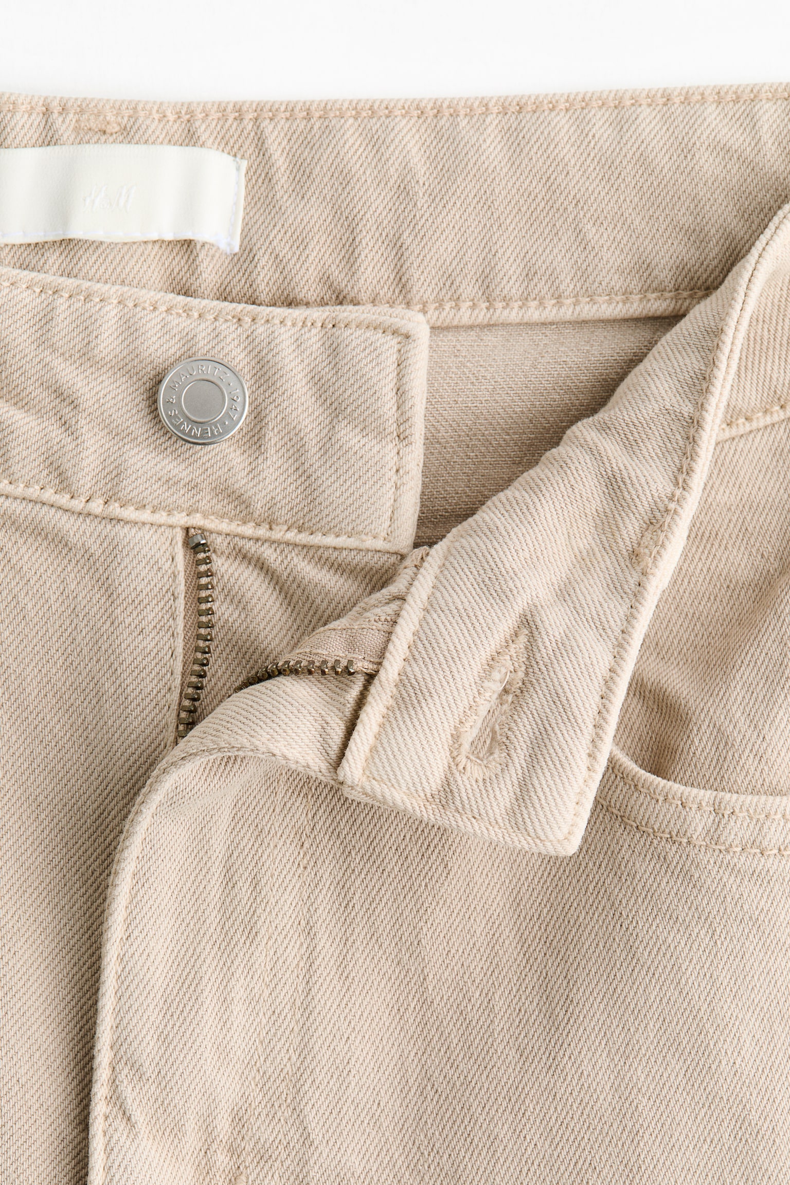 Wide High Waist Jeans - Beige/Helles Denimblau/Marineblaues Denim/Washed Denimblau/Denimblau/Dunkles Denimgrau/Marineblaues Denim/Weiß/Dunkles Denimblau/Dunkelbraun/Helles Denimblau/Dunkles Denimblau/Helles Denimblau/Denimblau/Helles Denimblau/Denimblau/Helles Denimblau/Helles Denimblau/Weiß - 3