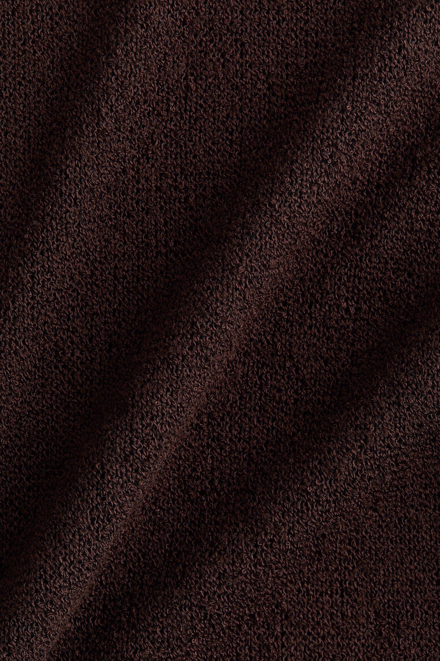 סוודר שכמייה - חום כהה/שחור/בז' - 2