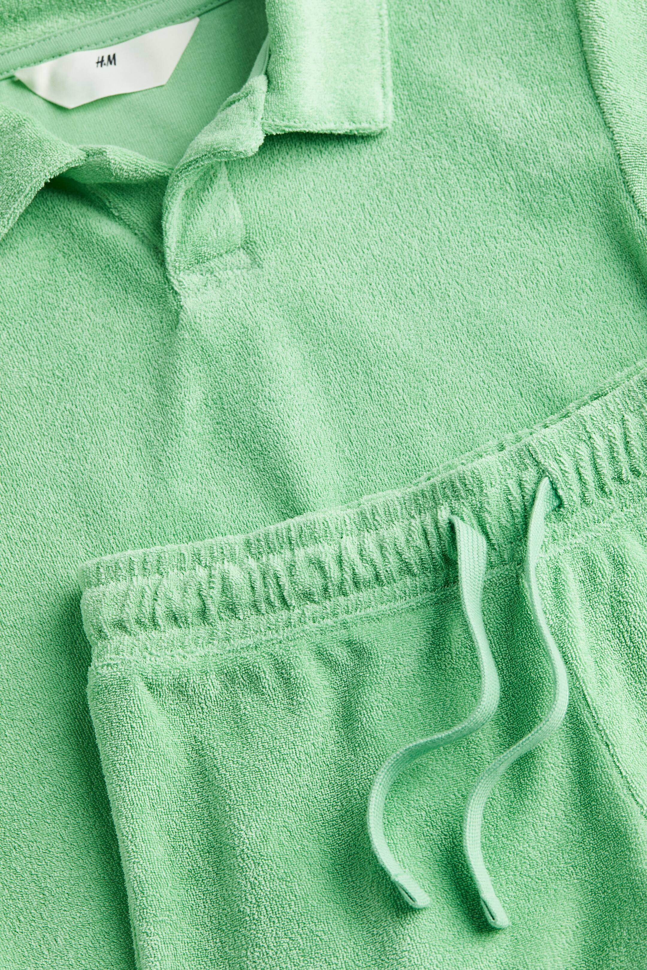 Vis større bilde: 2-delt sett i frotté - Lys grønn - BARN | H&M NO 2