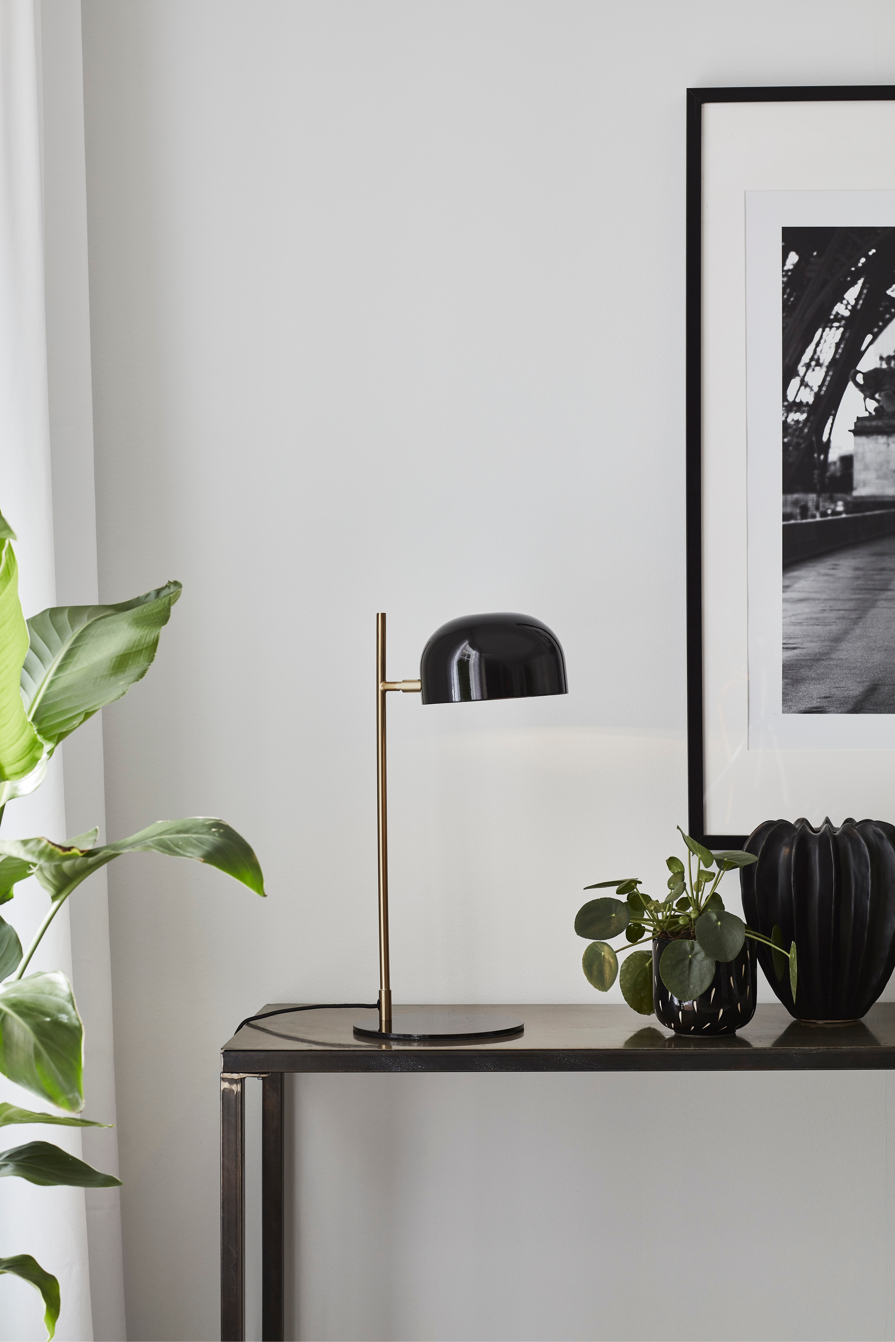 Pose Bordlampe - Sort/messing
