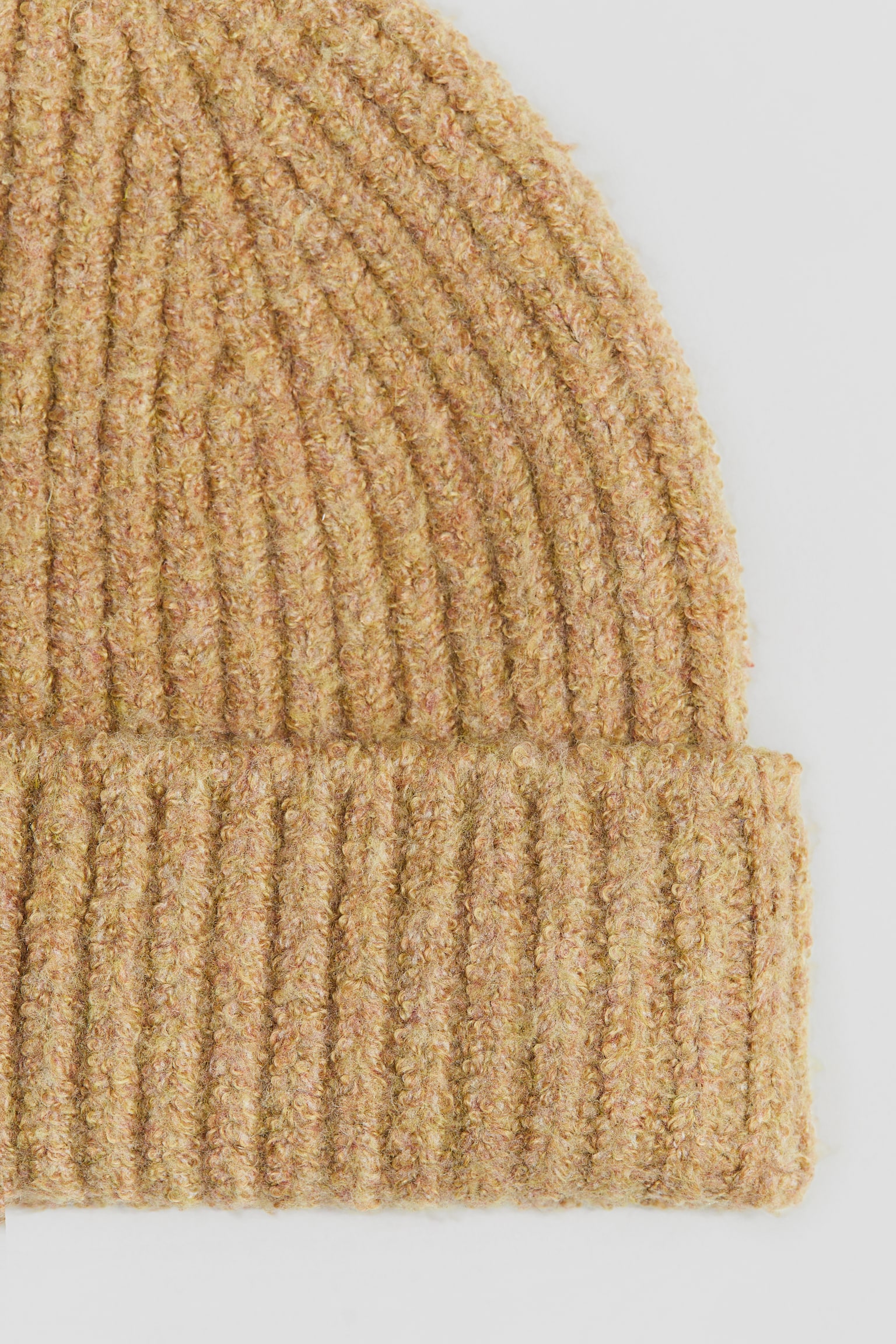 Ribbed beanie - Khaki/Grey/Light yellow/Blue - 2