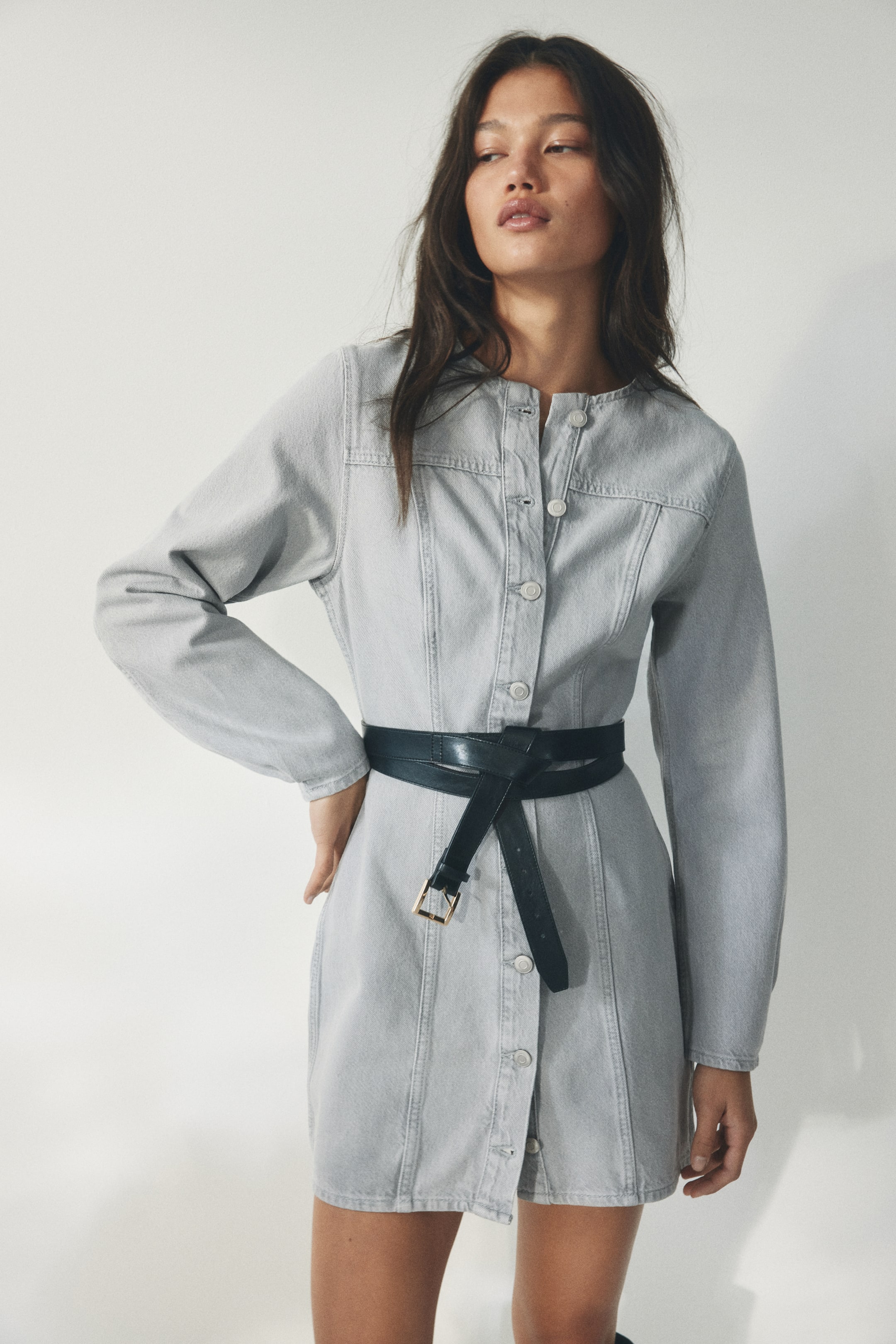 Robe en denim