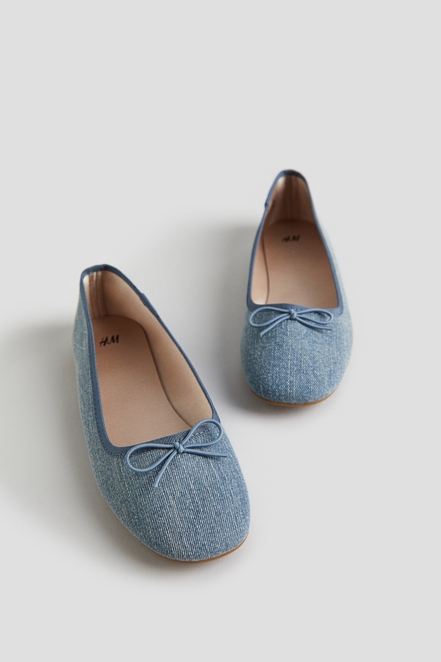 Ballet Flats - Denim blue/Light pink - 6