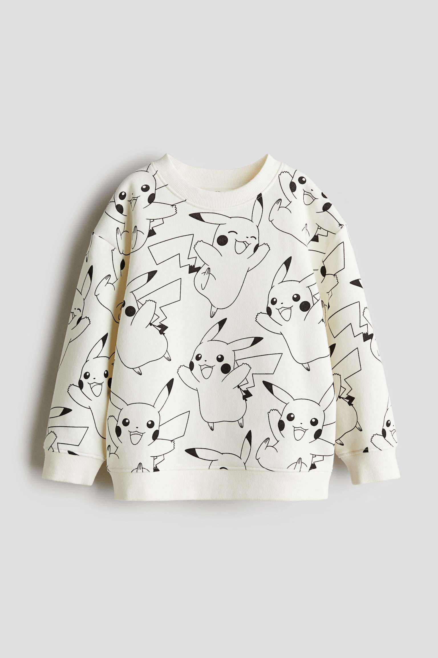 Printed sweatshirt - White/Pokémon/Light grey marl/Batman/Dark grey/Star Wars/Yellow/LEGO/Red/Spider-Man/Green/Minecraft - 1