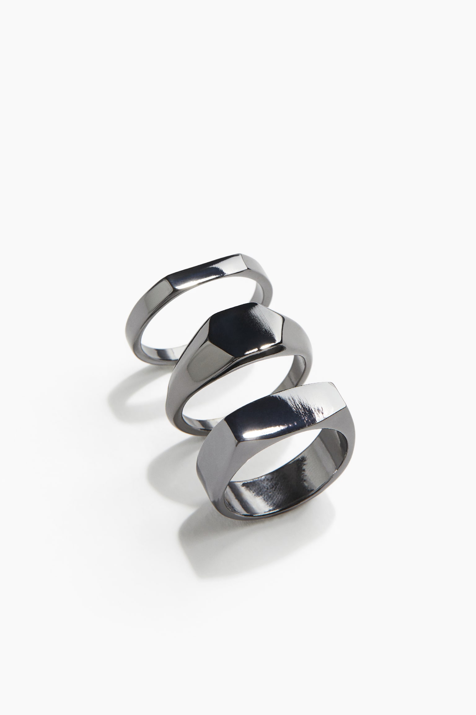 3-pack rings - Black - 2