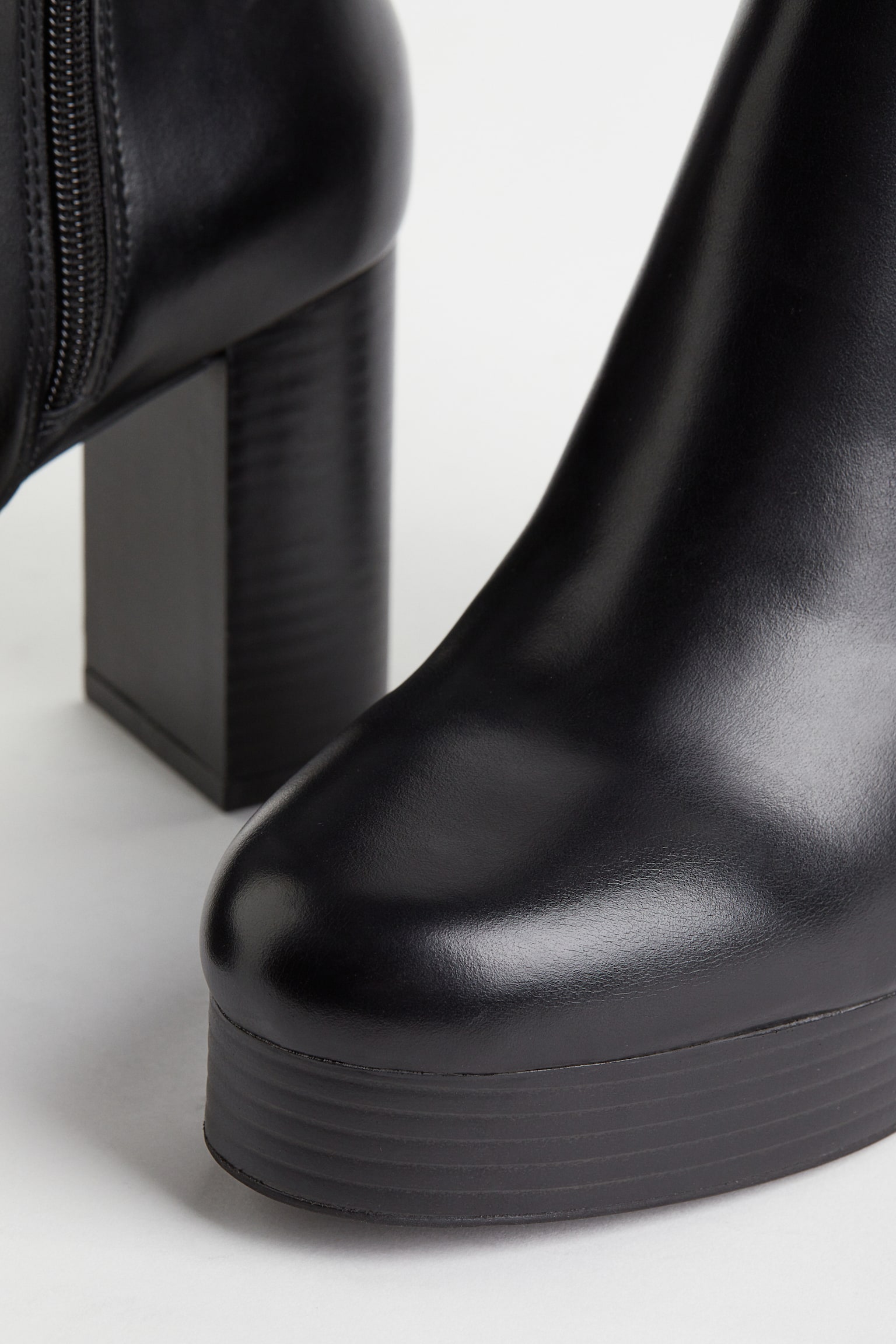 Heeled Boots - Black - 2