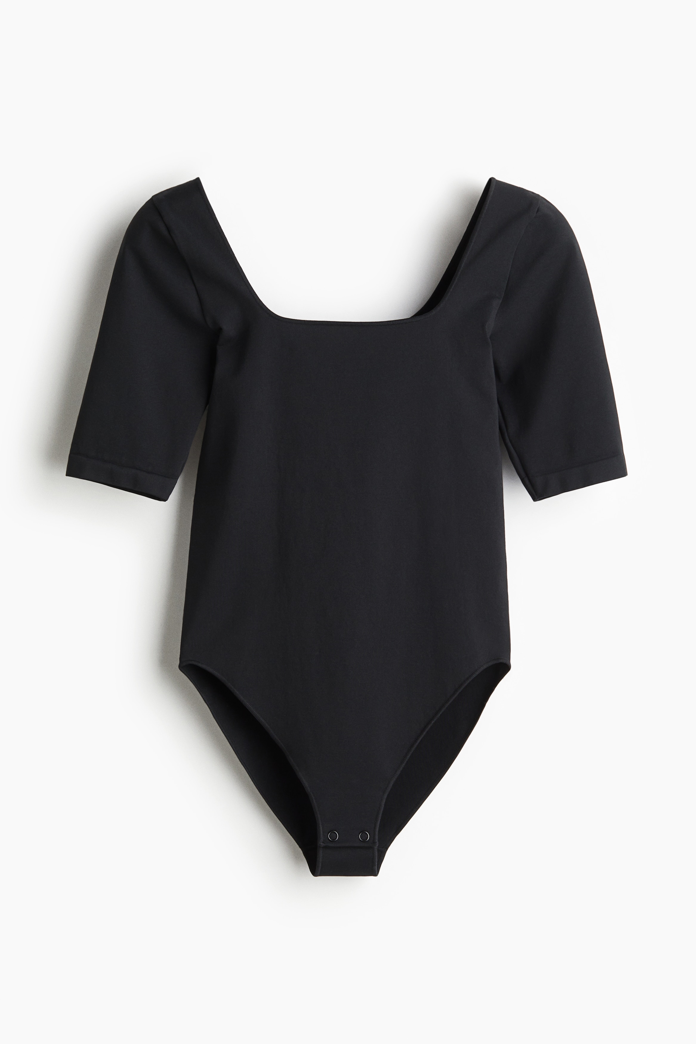 Body semi-modellante Seamless - Nero
