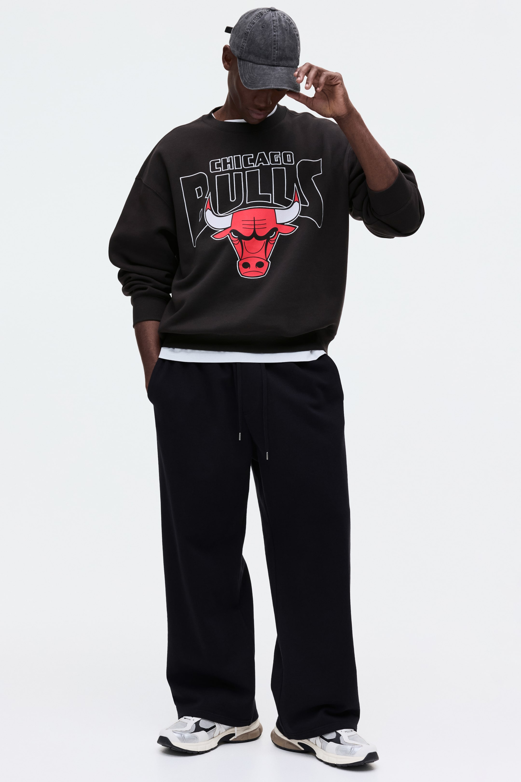 Детские худи H&M Oversized Printed Sweatshirt — фото 5