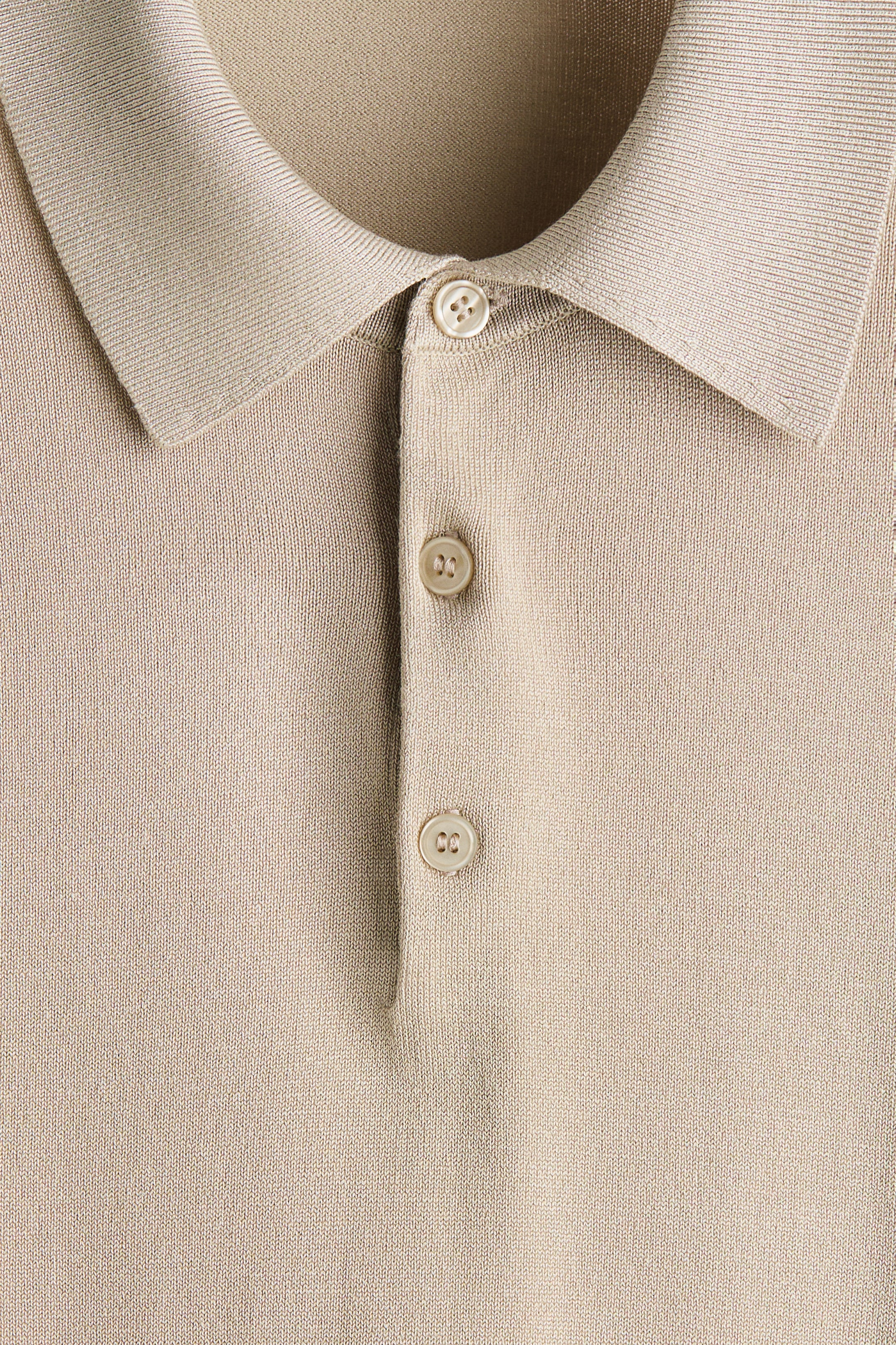 Polo classique en tricot fin