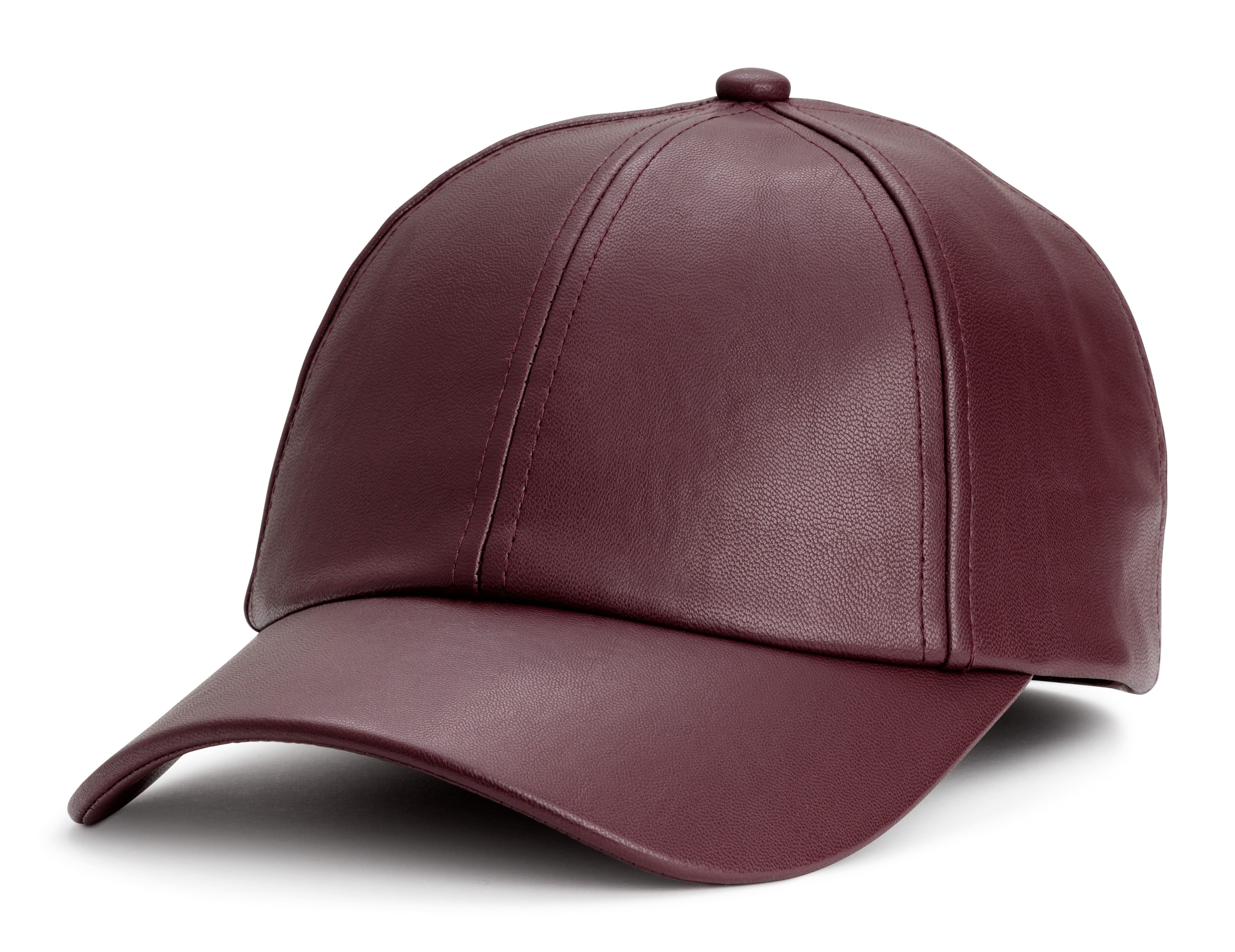 Faux Leather Cap