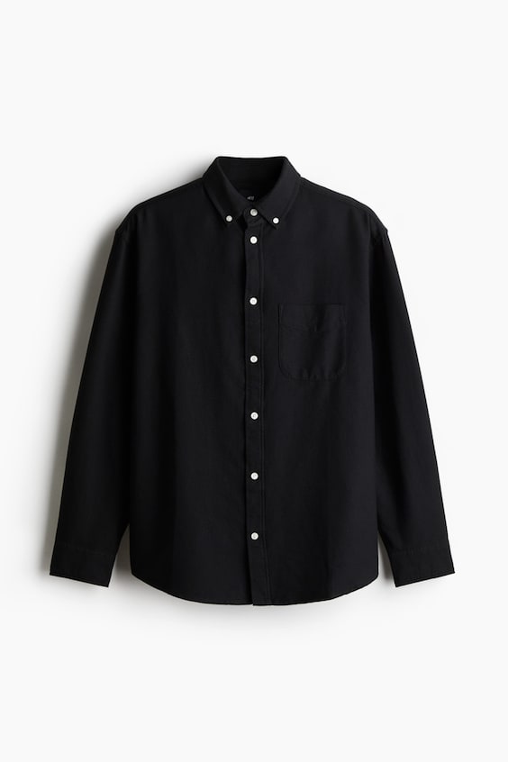 Мужские рубашки H&M Regular Fit Oxford Shirt